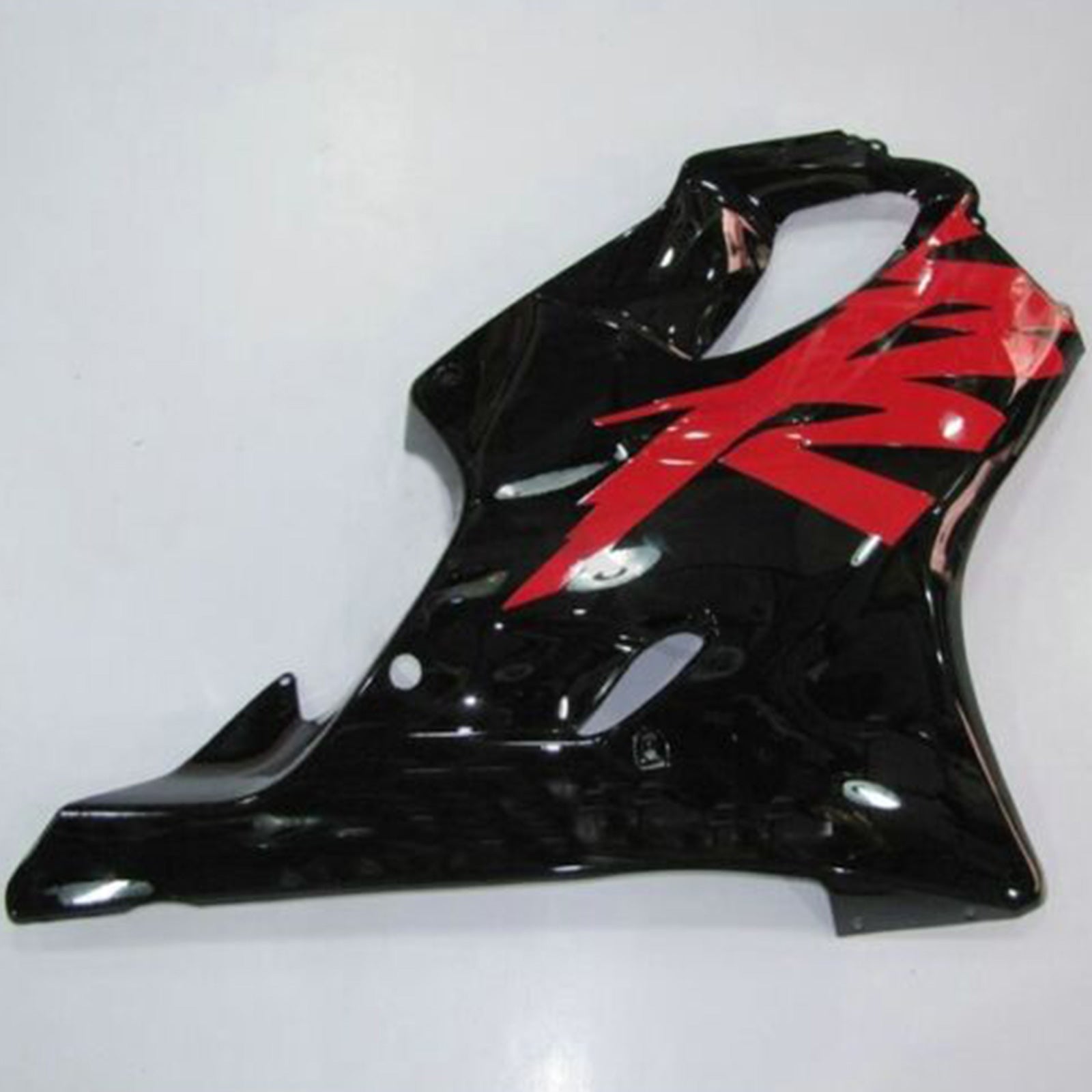 Carenado Amotopart para Honda CBR600F4 CBR 600 F4 1999-2000 Rojo Negro Genérico