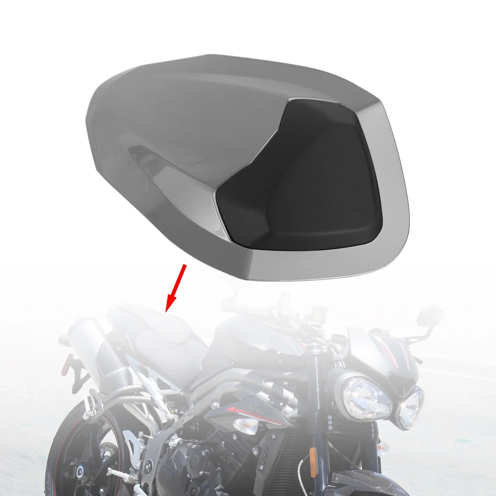 Okładka tylnego uchwytu na siedzenie dla ulicznego Triple Rs 765 2017-2019 Ogólny