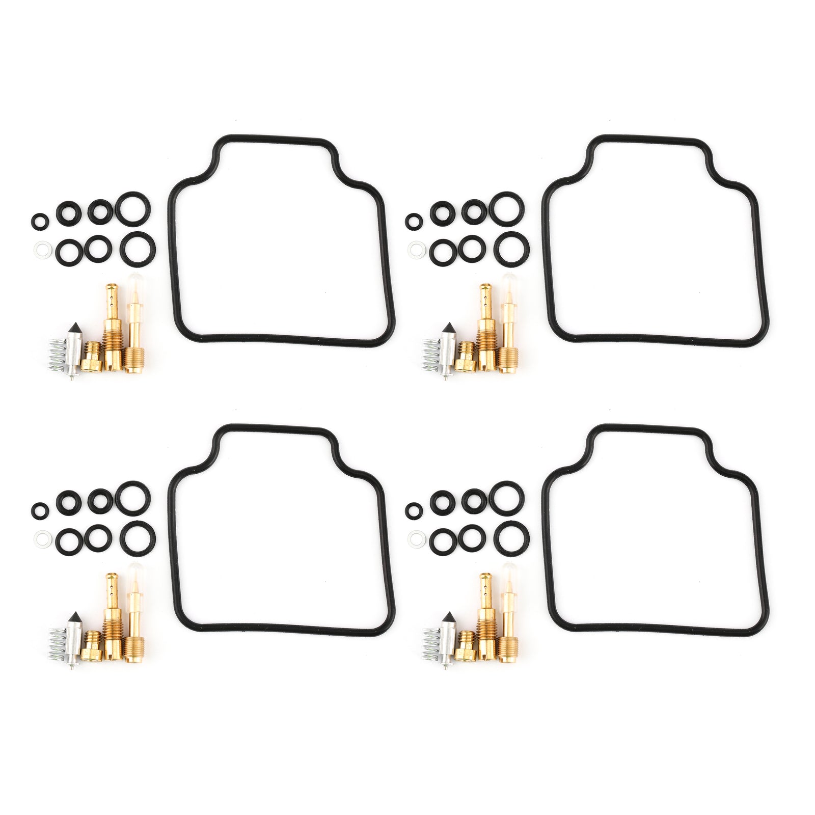 4-częściowy zestaw naprawczy gaźnika i pływak do Hondy 83-85 CB650SC Nighthawk Generic