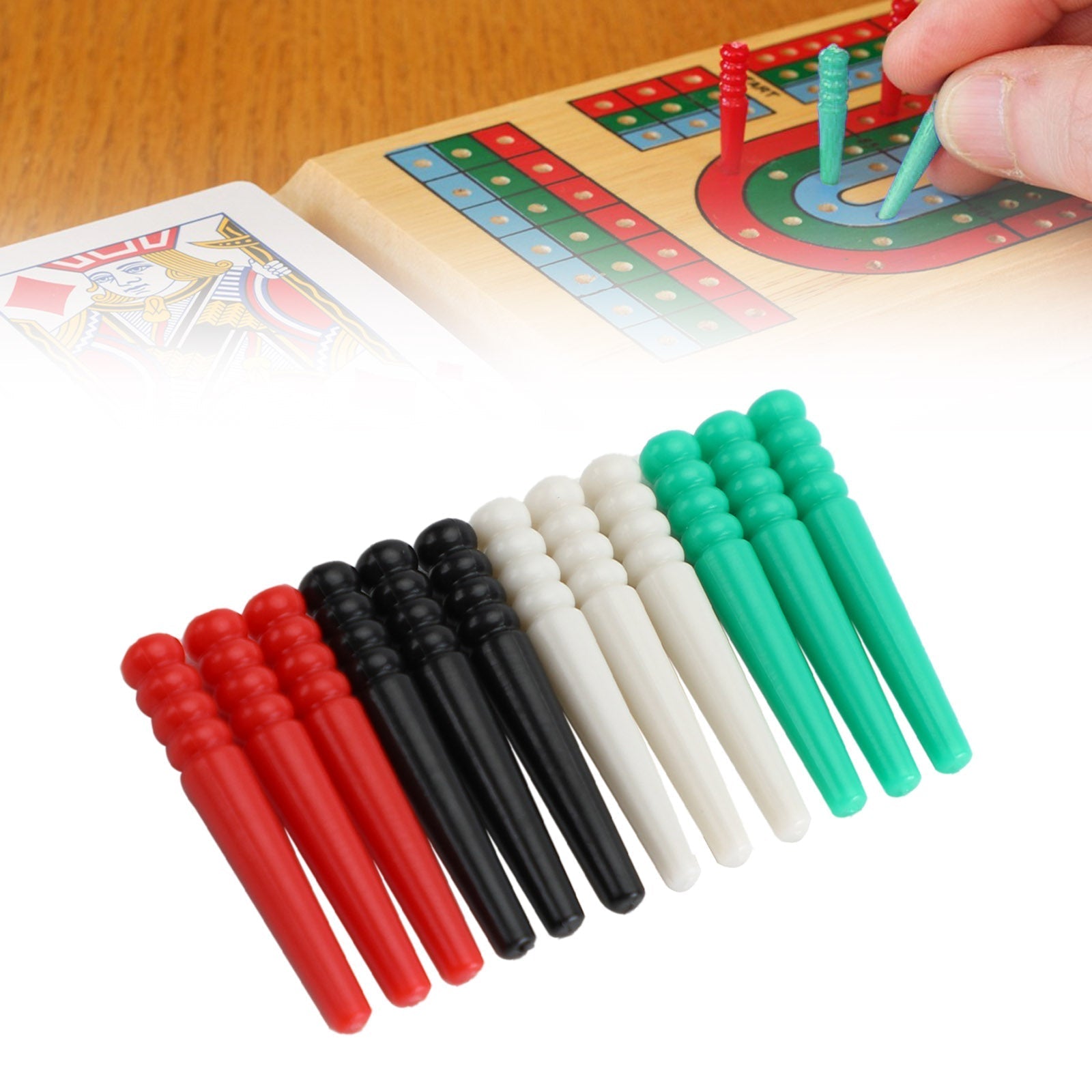 12 kpl Cribbage Pegs Fit 1/8 3/16 1/4 reikää Cribbage Pegs perinteinen lautapeli