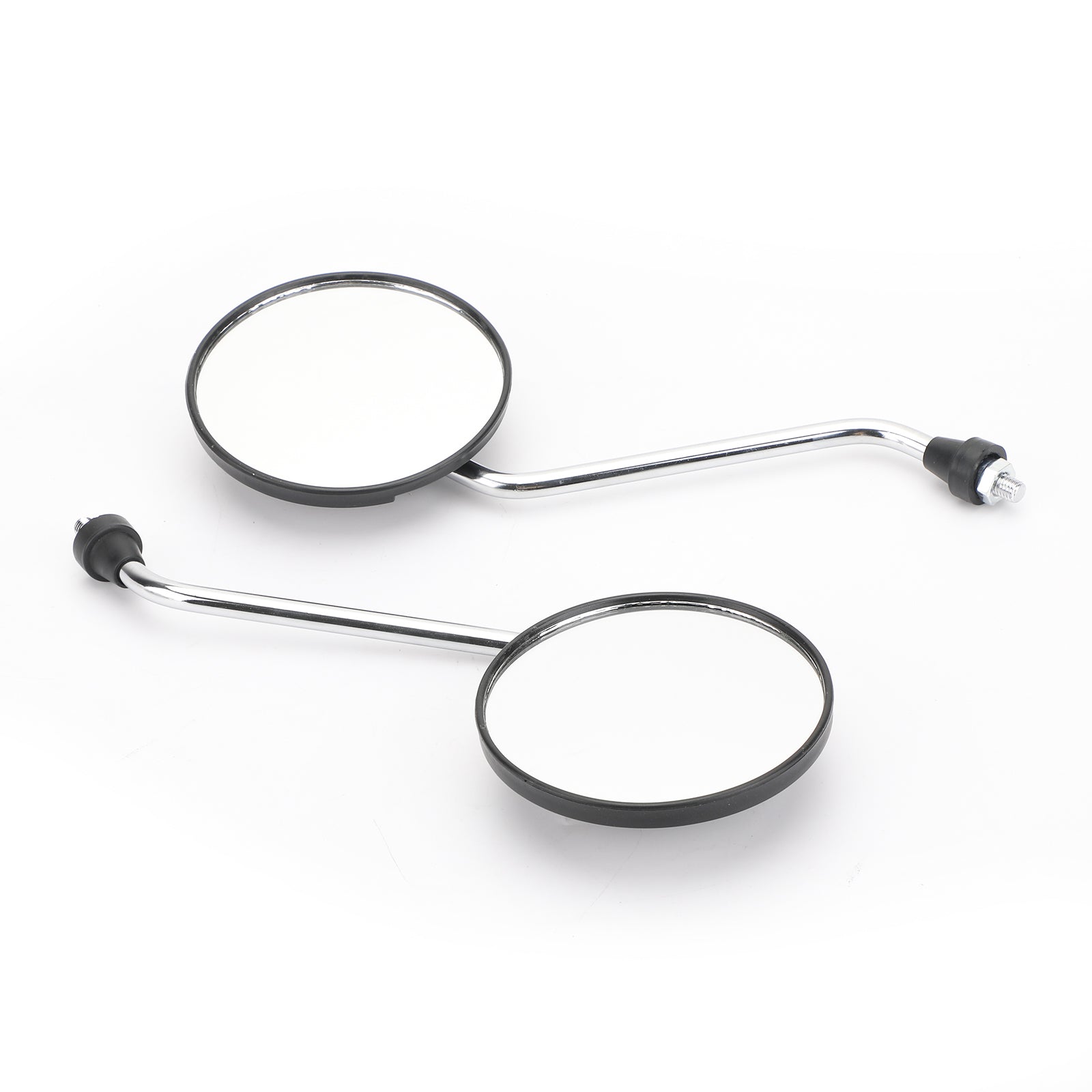 Uniwersalne lusterka wsteczne skuter motorower 8mm czarny dla Vespa Piaggio Liberty 50-150cc Generic