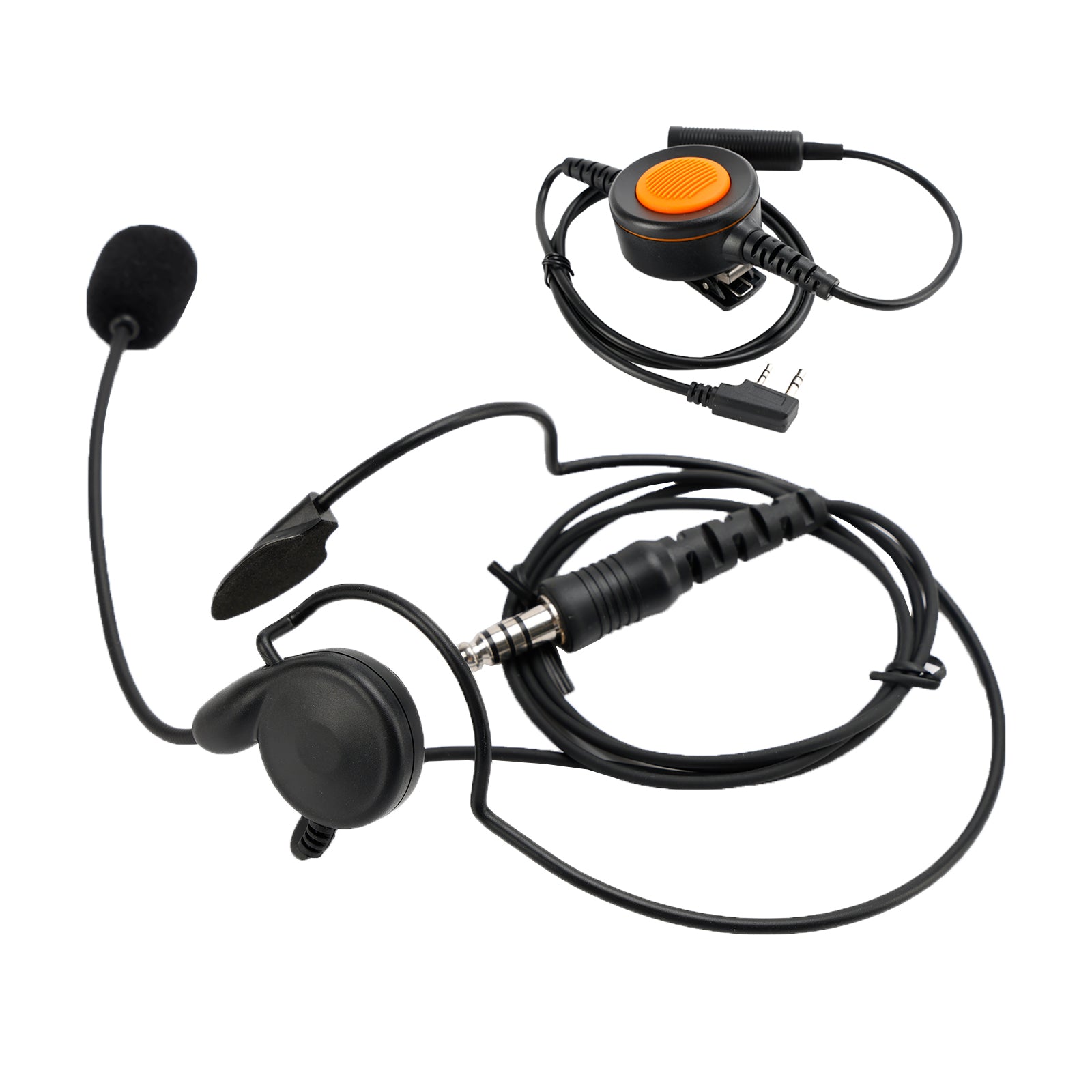 Para PX-777 LT-2288 UV-5RA 6 pines U94 PTT 7,1-C7 auriculares tácticos con conector de montaje trasero