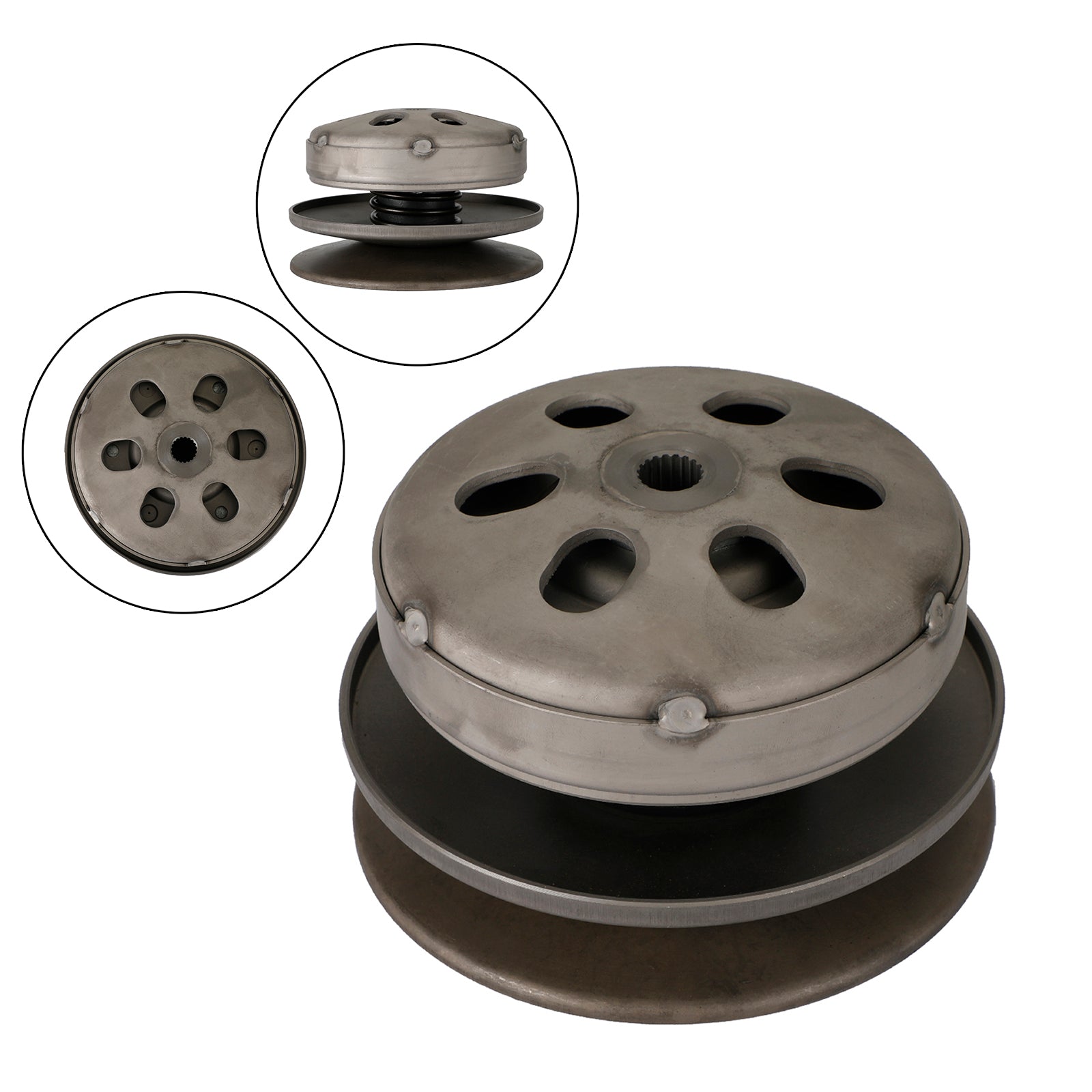 Jeu de poulies de variateur 'embrayage pour Yamaha Gpd125/150 Nmax150/155 Xmax125 Yp125Ra Fedex Express