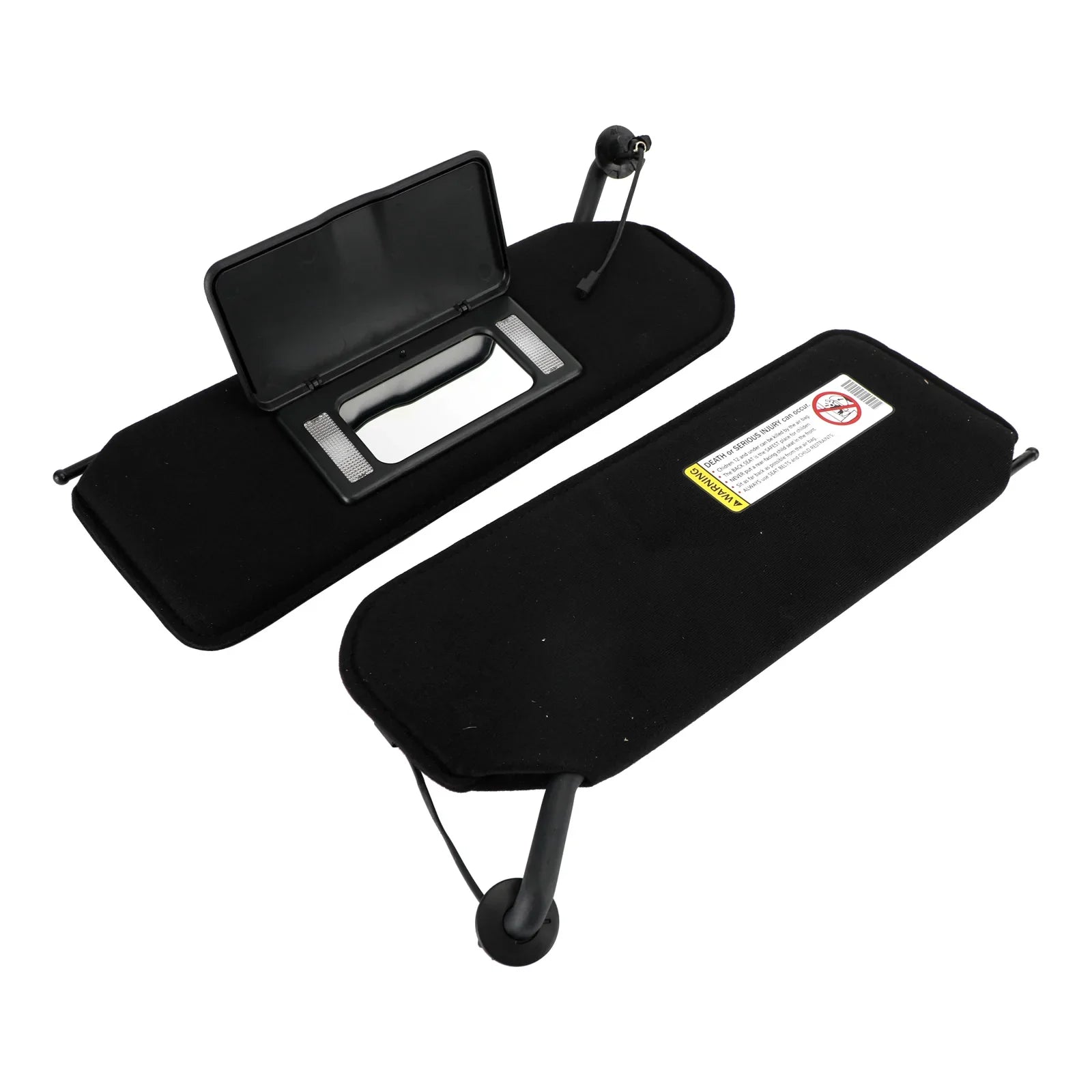 1997-2004 CORVETTE pare-soleil miroir de courtoisie C5 noir pare-soleil paire ombragée Fedex Express