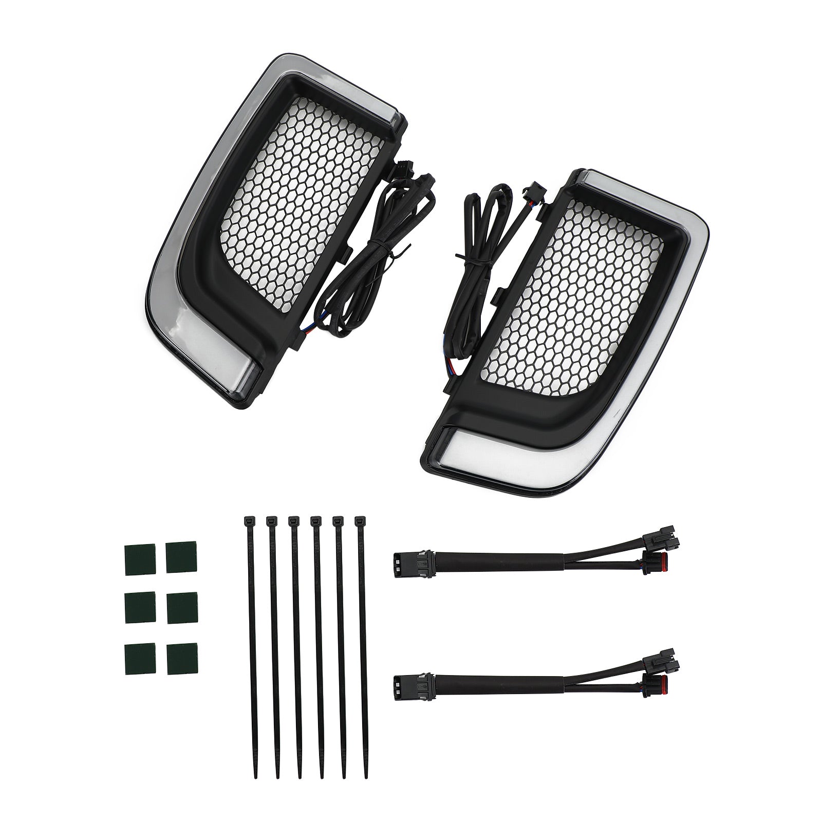 LED Tracer Lower Grids Lower Grids Lights voor elektra flh/t road glide generiek