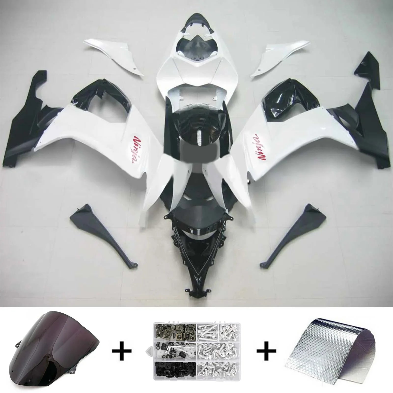 Kit carena Amotopart per Kawasaki ZX10R 2008-2010 Generico