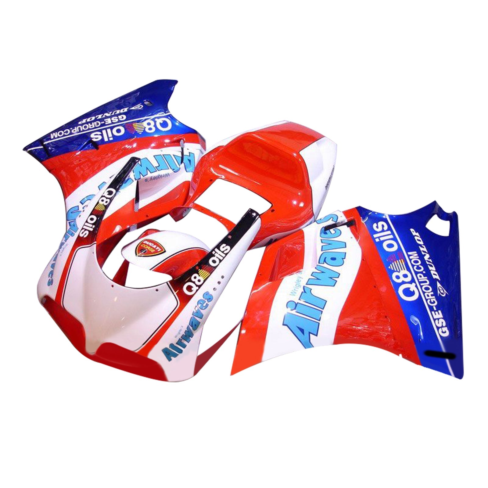 Amotopart Ducati 996 748 1996-2002 Zestaw nadwozia ABS Fairing