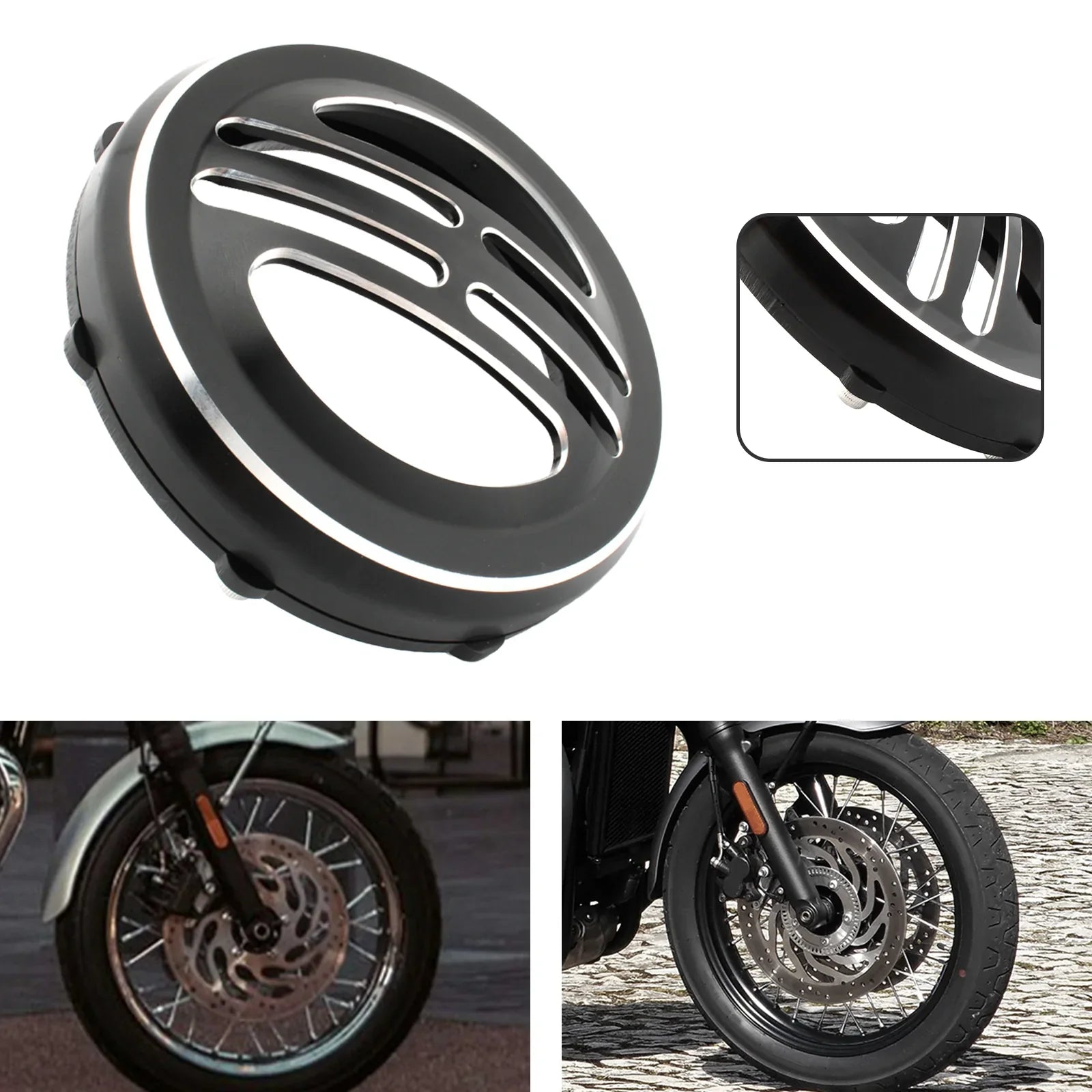 Copertura Klaxon Copertura decorativa universale per Bobber T120 T100 Street Twin Generic