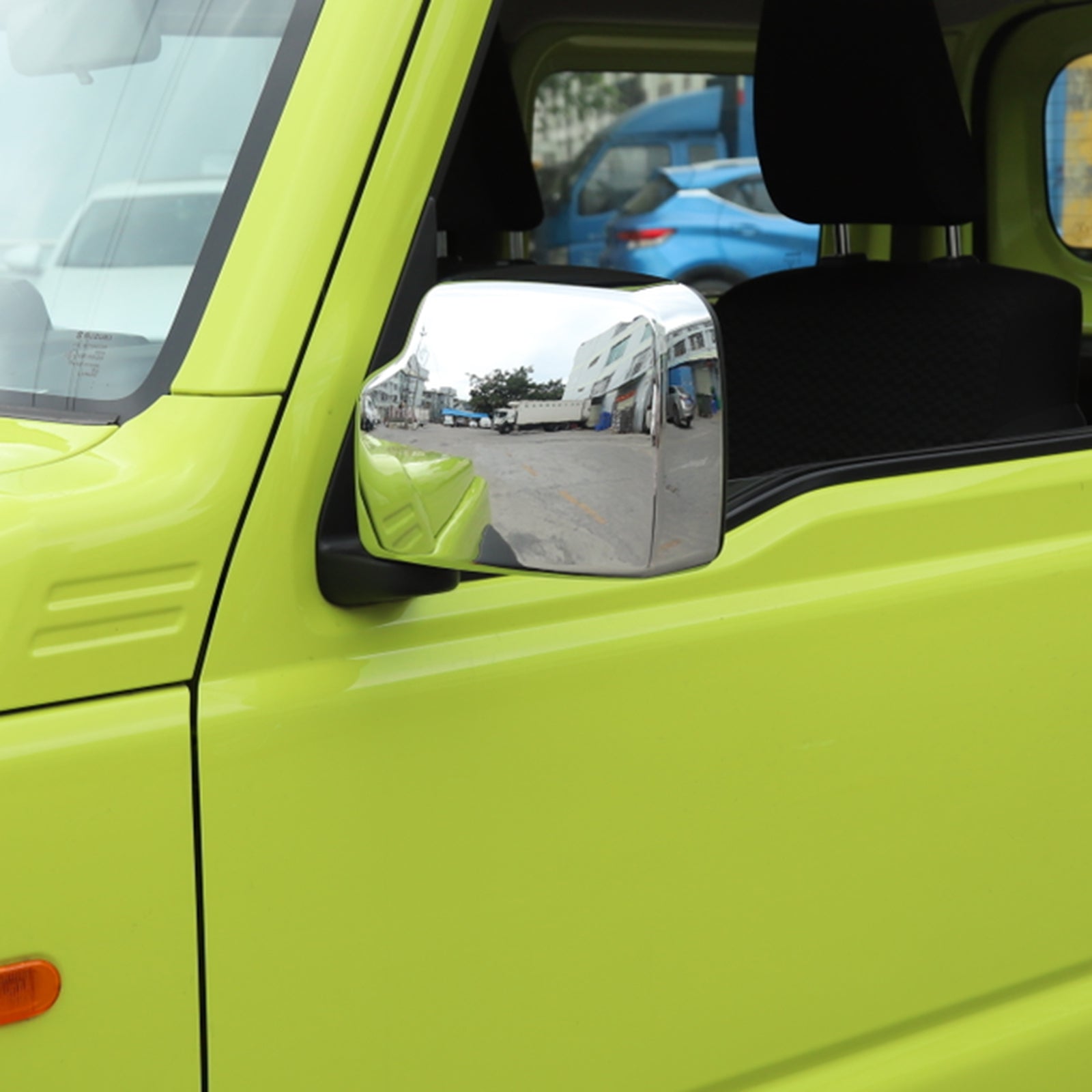 Couverture de rétroviseur extérieur ABS en Fiber de carbone pour Suzuki Jimny 2019-2020 générique