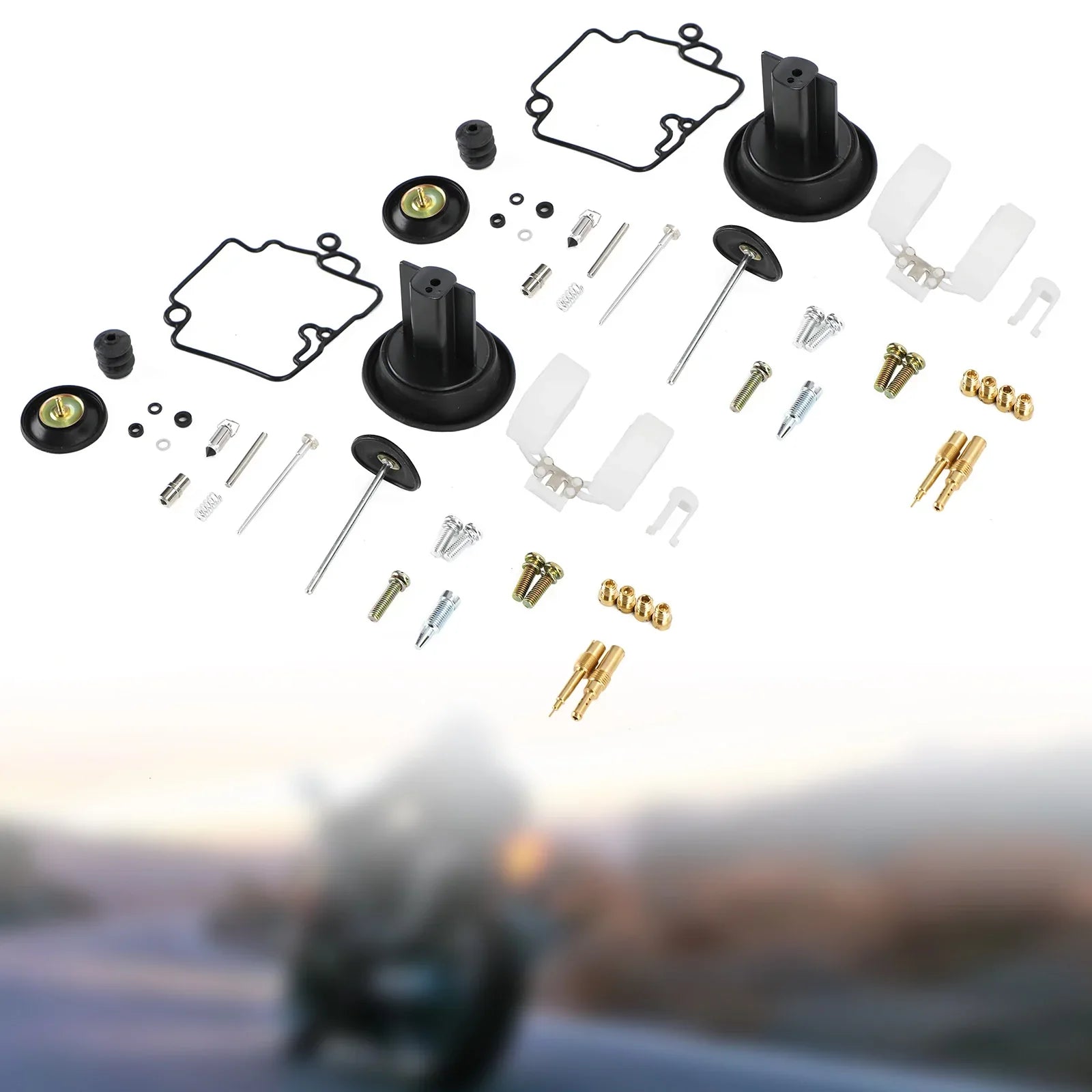 Kit di ricostruzione carburatore 2X pompa di accelerazione adatta per scooter da corsa KT CVK24 generico