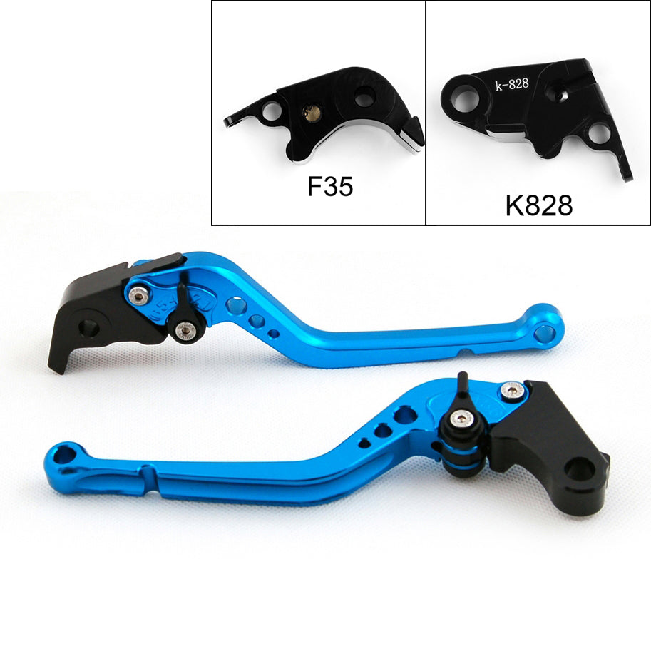 Leve della frizione del freno lunghe per Kawasaki ZX636R/ZX6RR 2005-2006 Nero generico