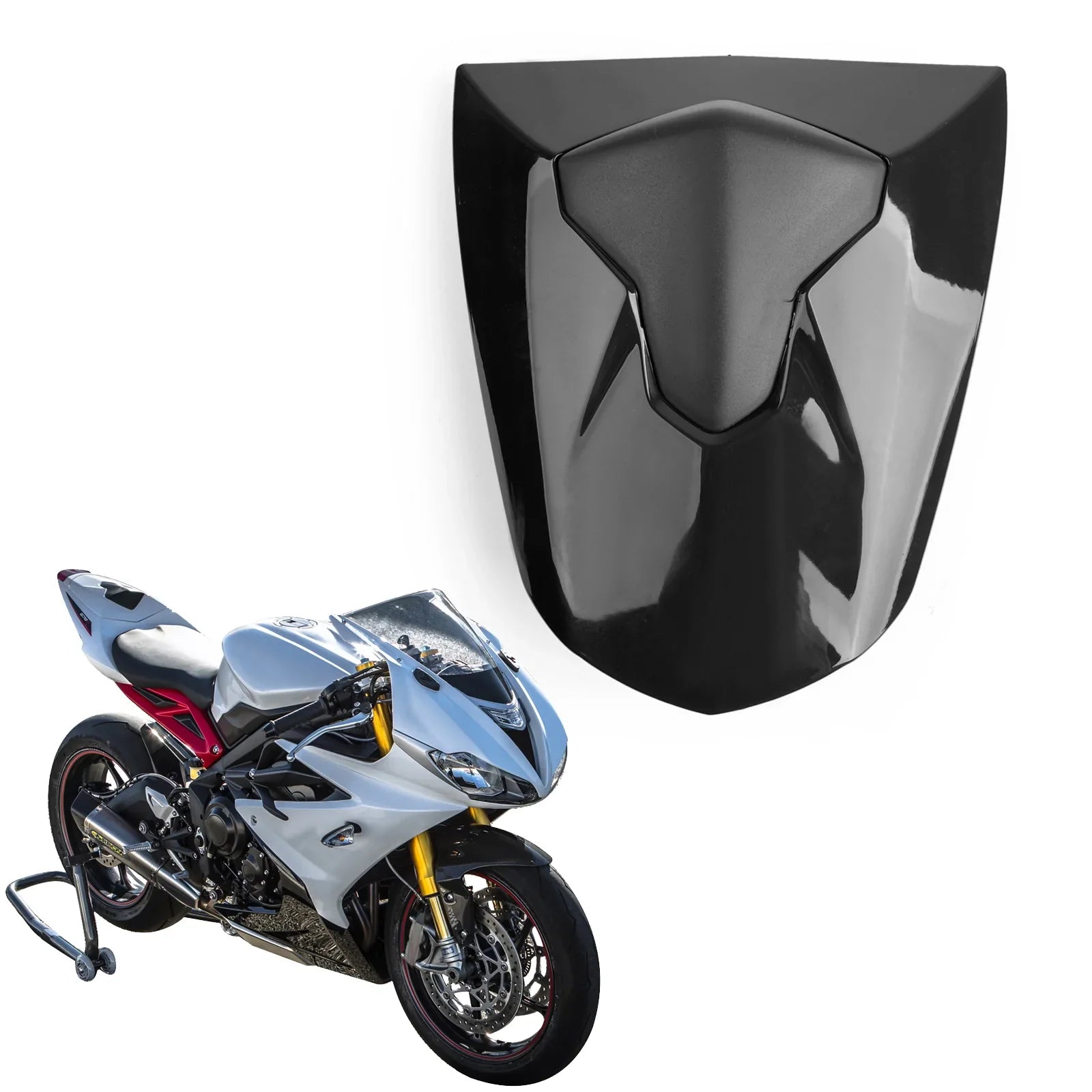 Daytona 675 et 675R 2013-2018 Capot de siège passager arrière en ABS