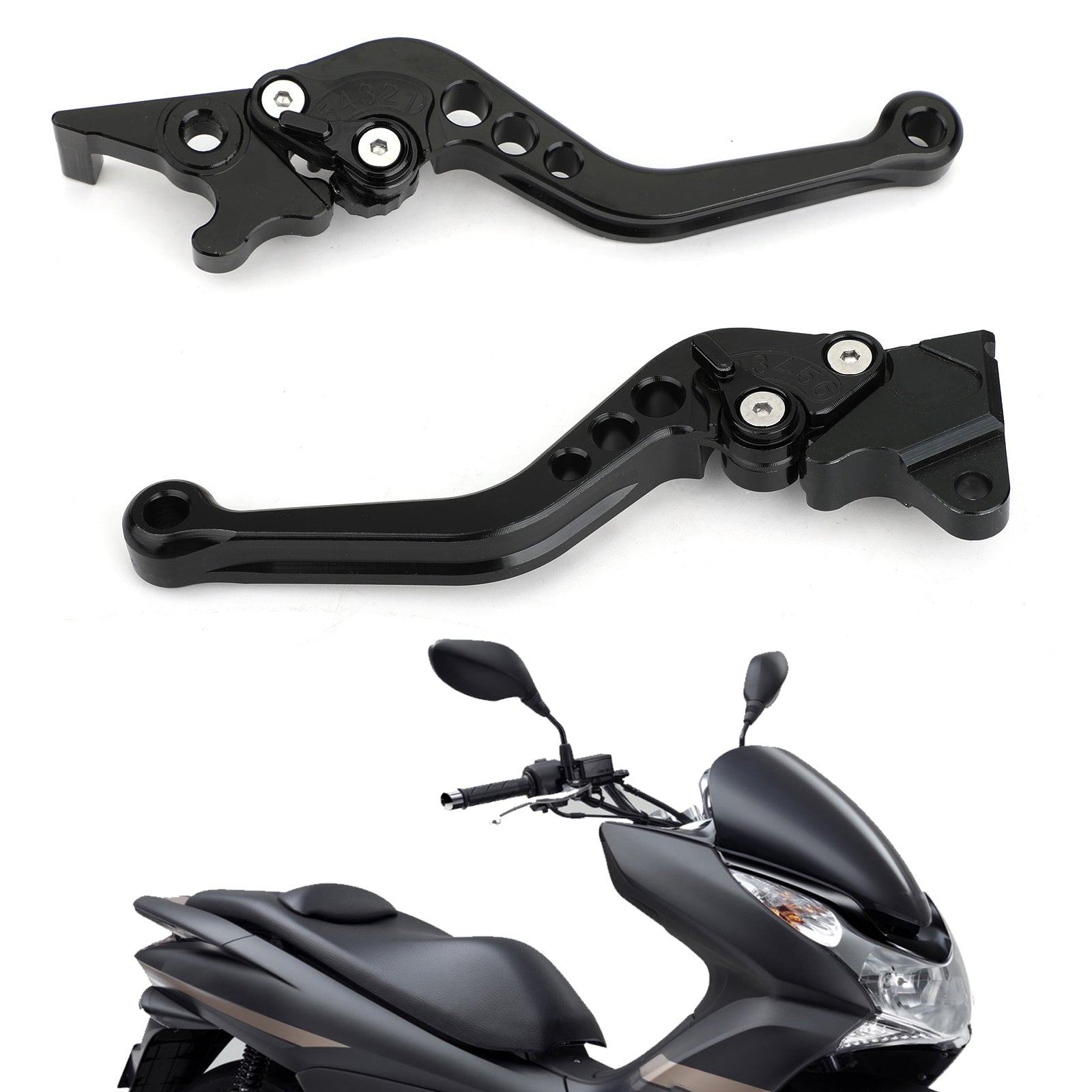 Leve del freno frizione per Honda PCX 125 argento generico
