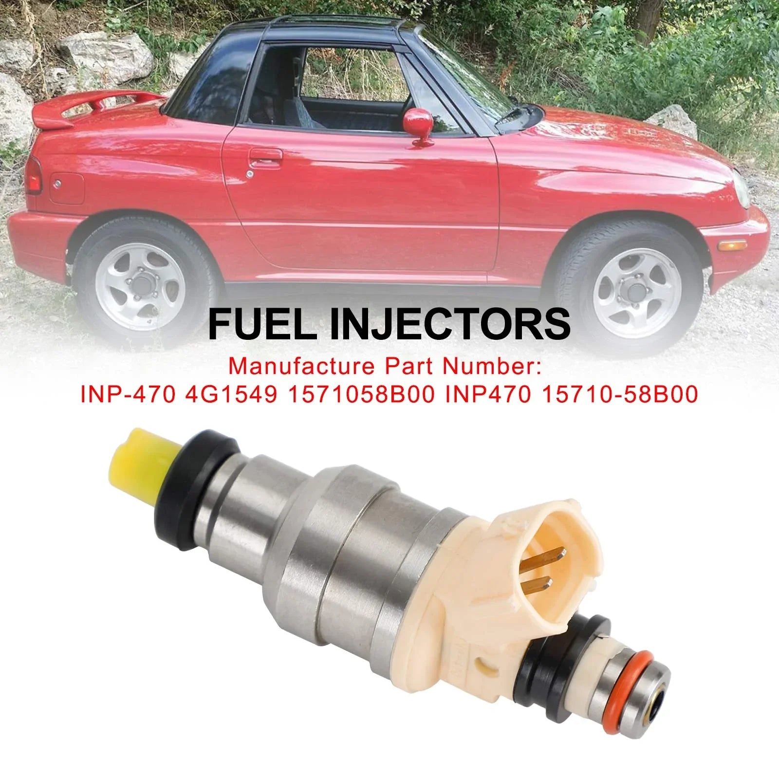 1PCS Suzuki Sidekick X-90 1.6L Fit Chevy Tracker Brandstof Injectoren INP-470