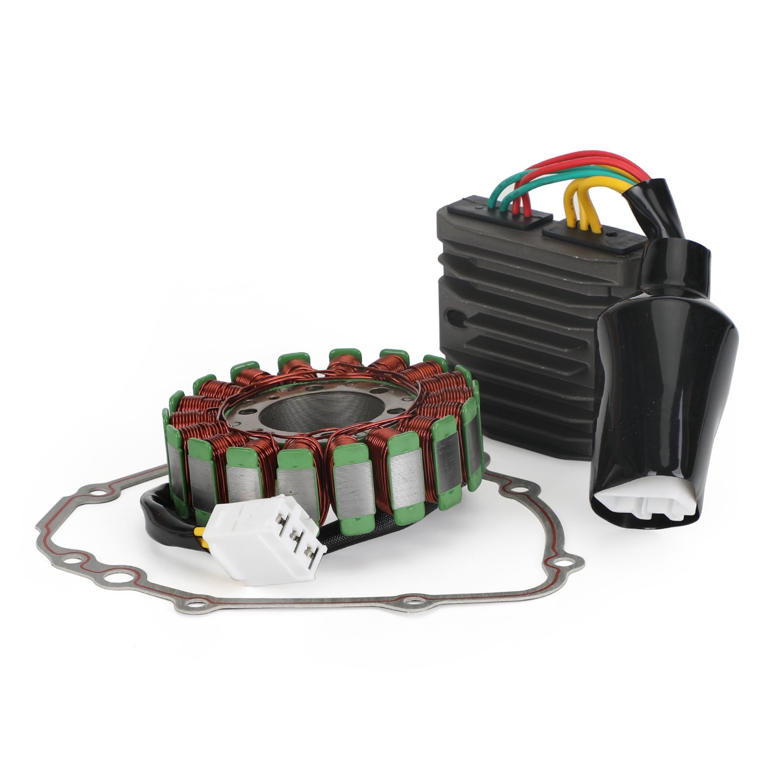 2003-2006 Honda CBR600RR Magneto Staattori + Jännitteensäätimen Tasasuuntaaja + Tiiviste Fedex Express