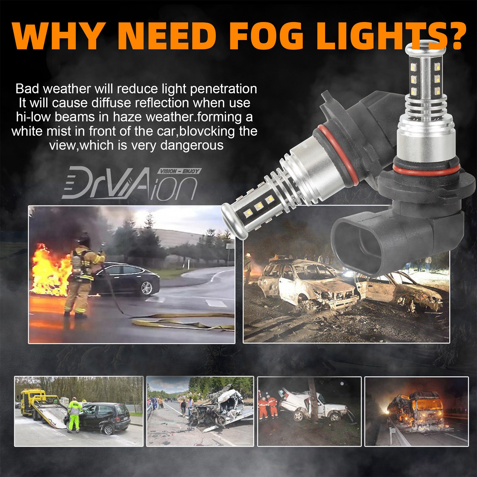 LED Lighthouse 6000K 2000W 300000lm bollen van generieke hoog vermogen Crossroads