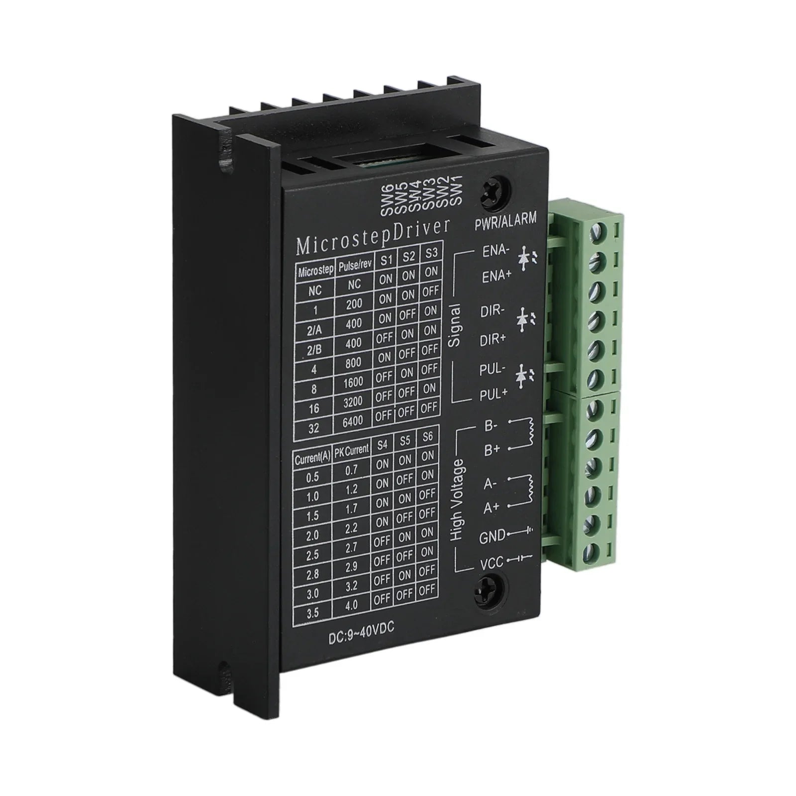 Controlador de motor paso a paso TB6600 4A DC9-40V para motor Nema 17 Nema 23 42/57/86