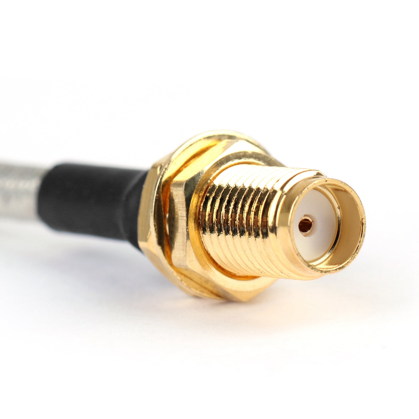 5 kpl SMA-uros-SMA-naaras RG141-jatkokaapeli, valmistettu 5 cm:n puolijäykällä kaapelilla