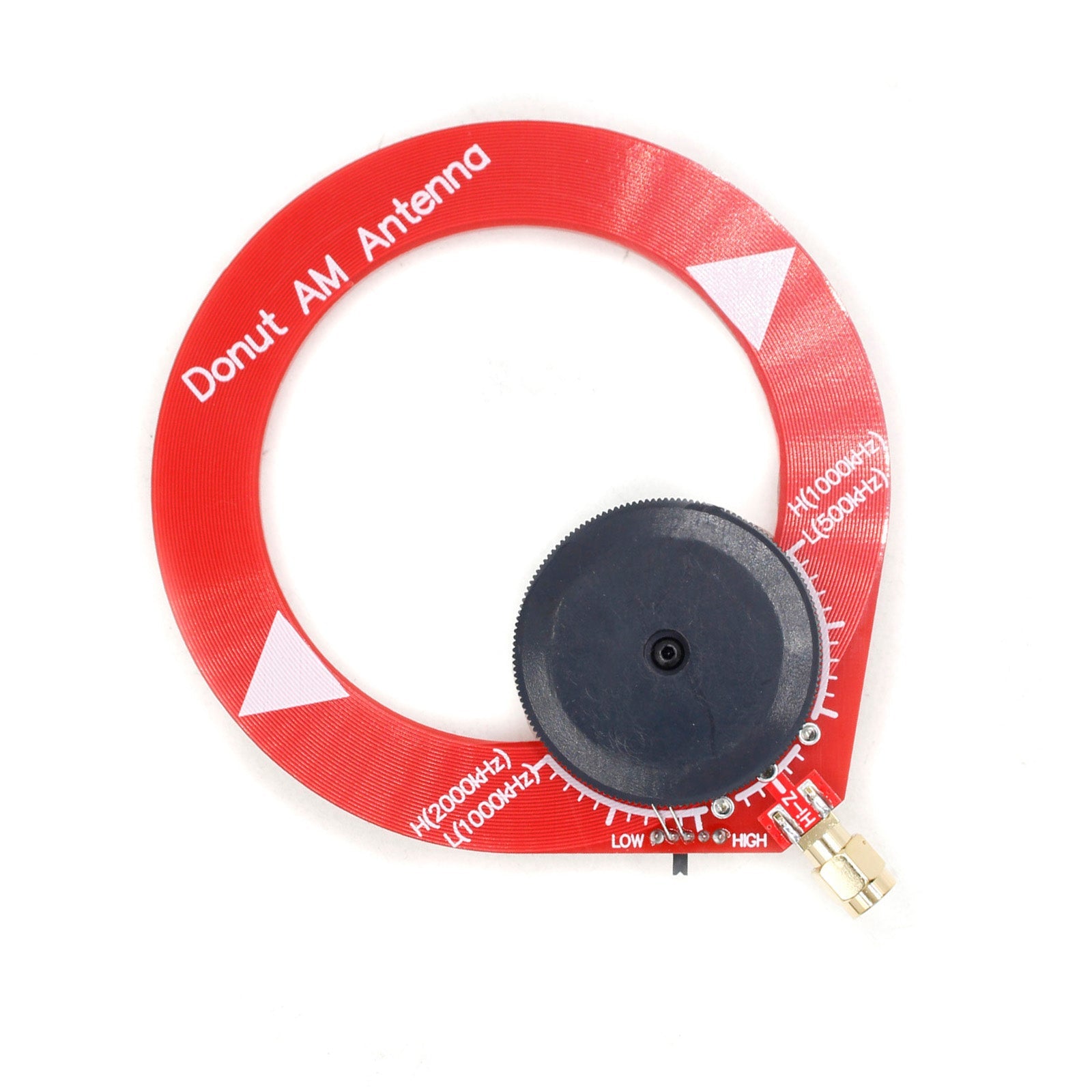 Antenna mini loop Red Donut AM MW a onde medie per Malahiteam DSP DSP2