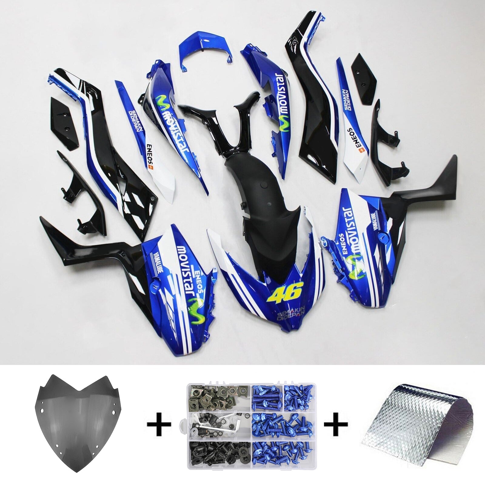 Amotopart 2017-2021 Kit de carénage Yamaha XMAX300