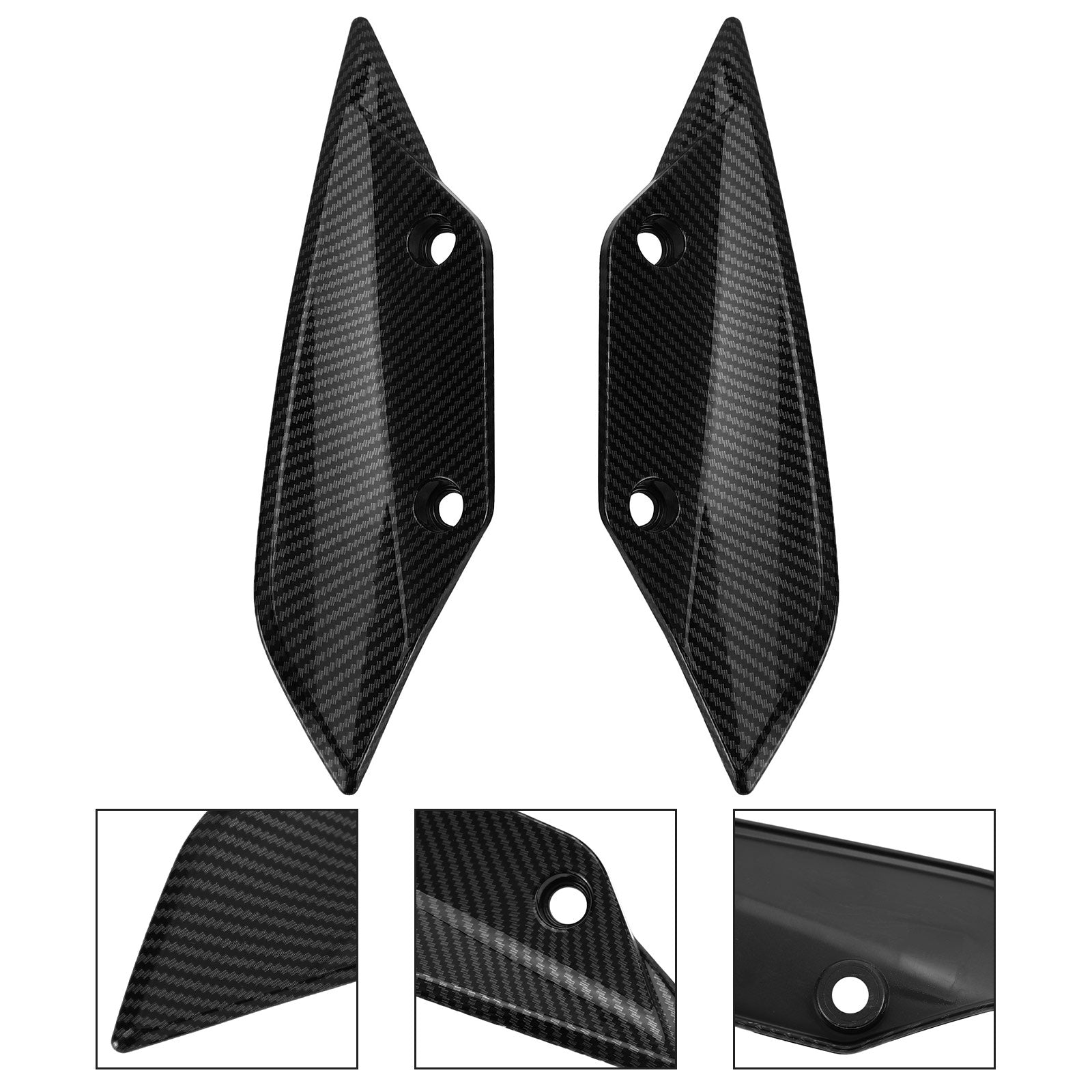Panel de cubierta de inserción lateral carenado para BMW S1000RR 2009-2014 carbono genérico
