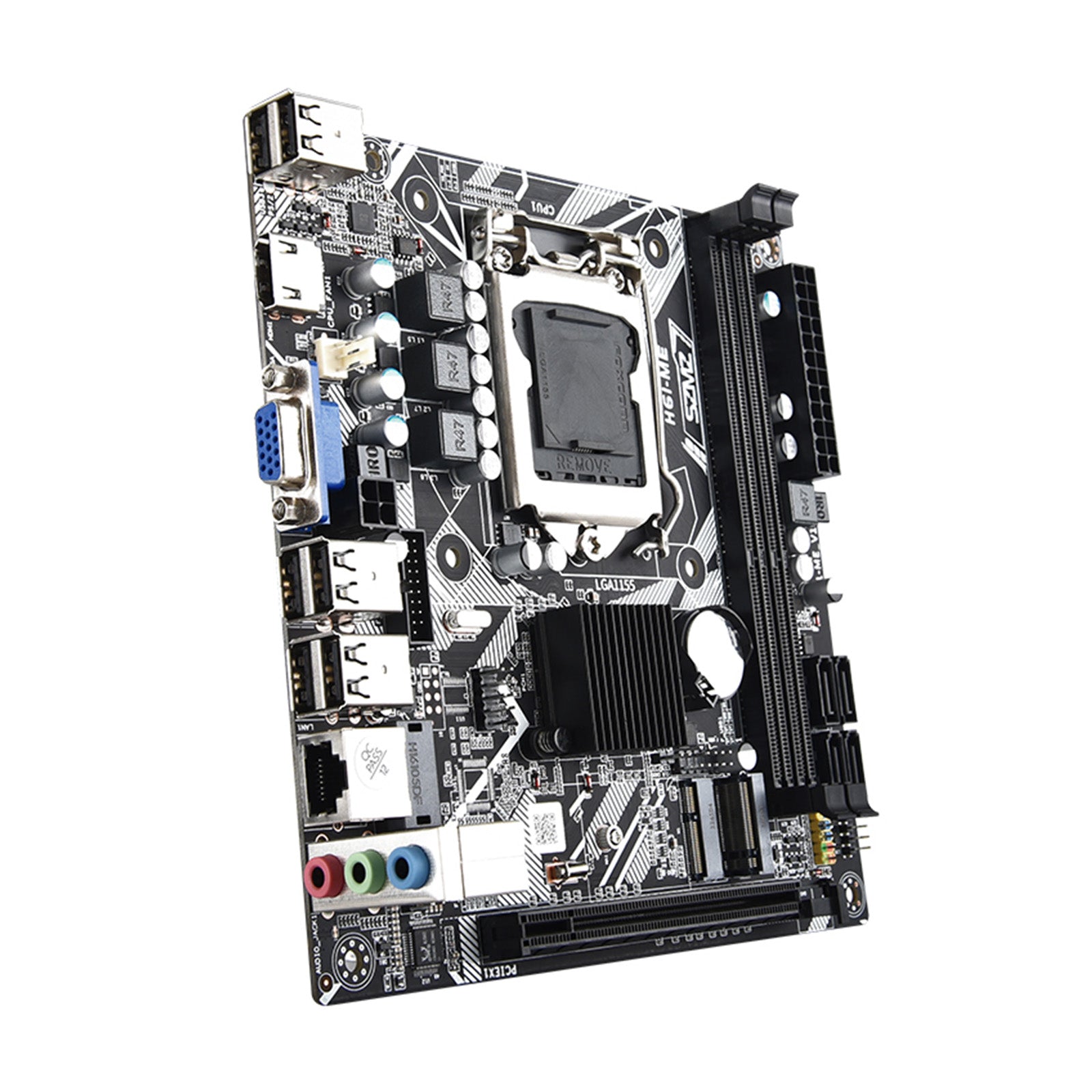 LGA 1155 obsługuje 2*DDR3 USB2.0 SATA2 NVME płyta główna komputera PC H61-ME