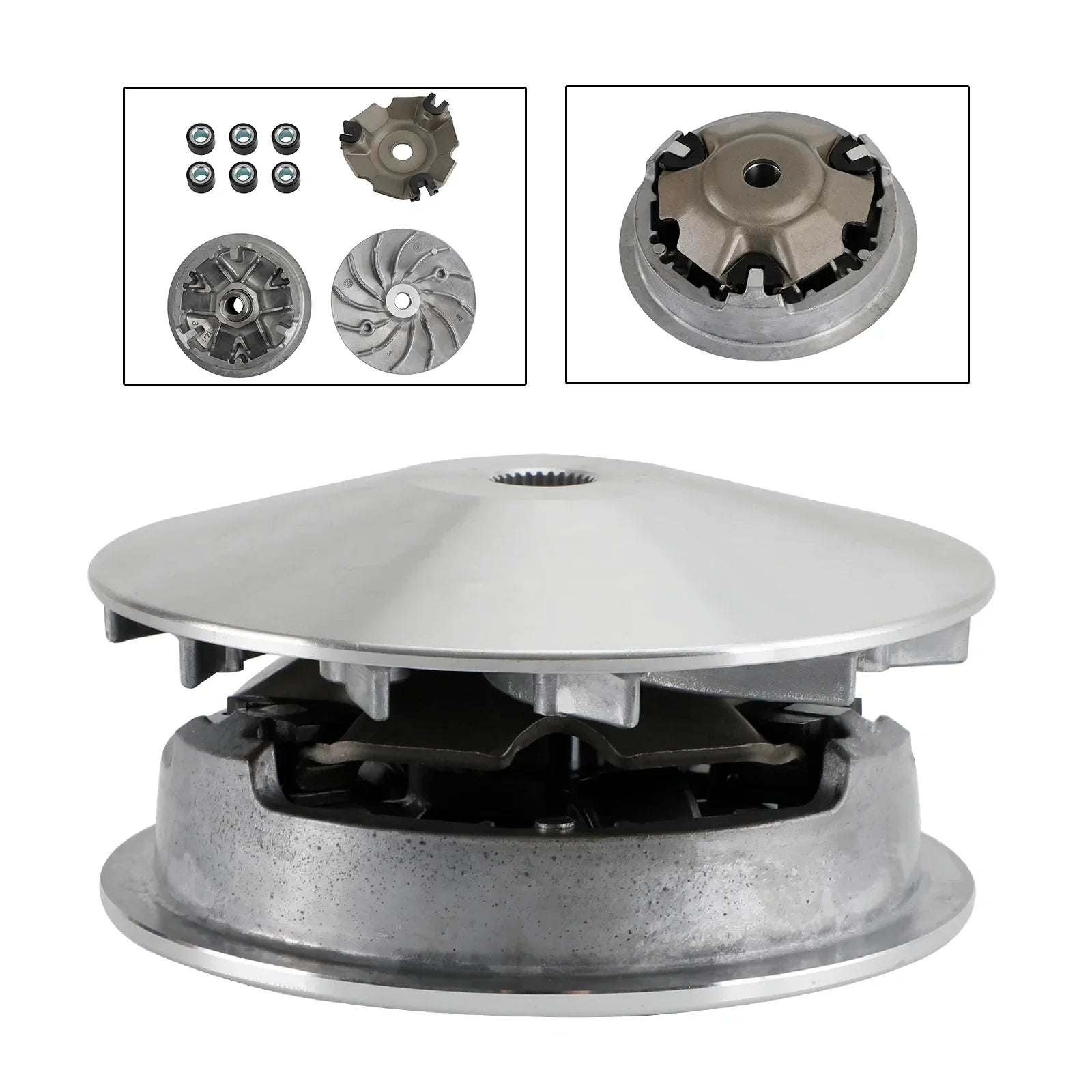 Ensemble complet de variateur pour Gy6 125Cc 150Cc 152Qmi 157Qmj Scooter Atv Cyclomoteur Kart