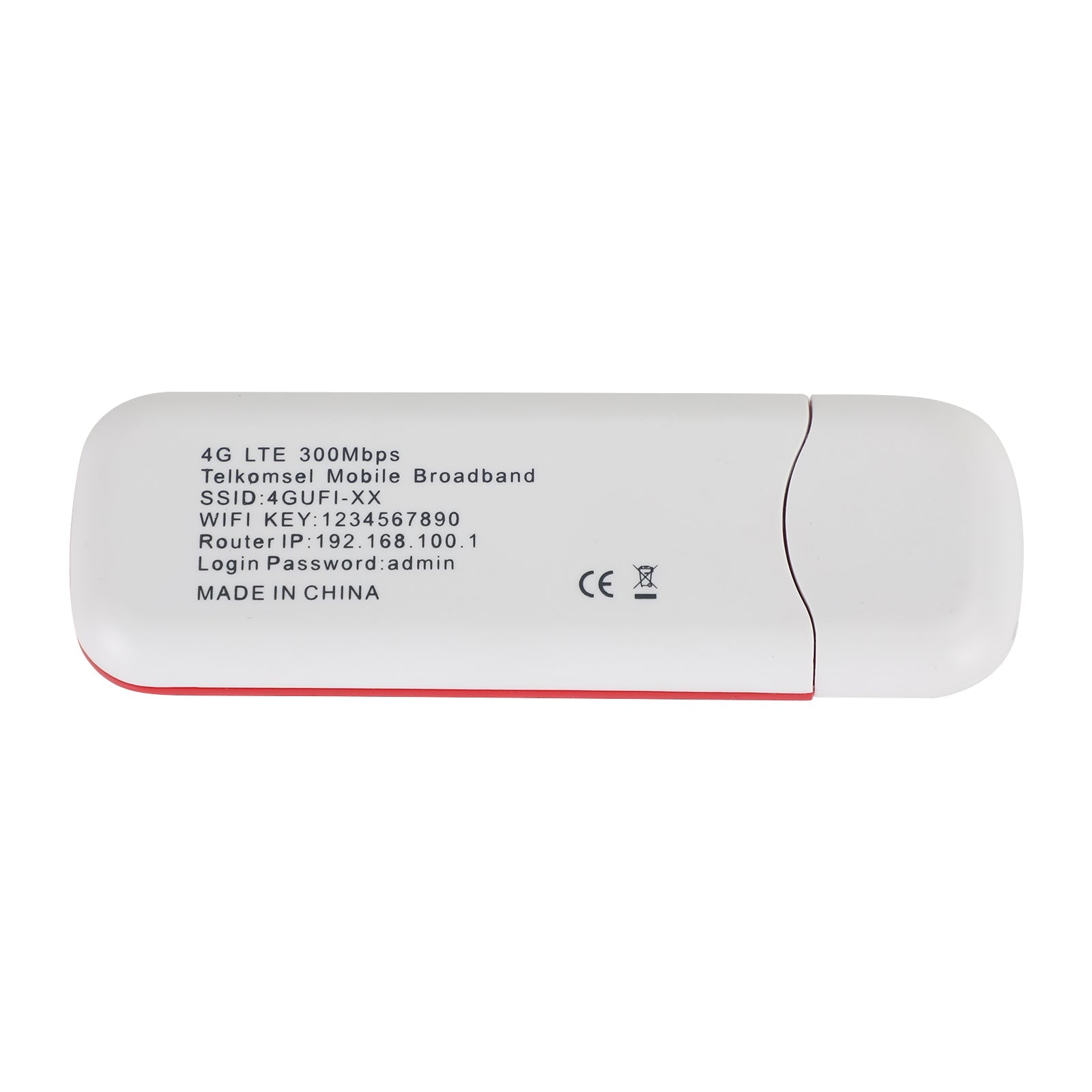 Routeur sans fil 4G LTE Modem haut débit mobile WiFi Dongle USB débloqué blanc