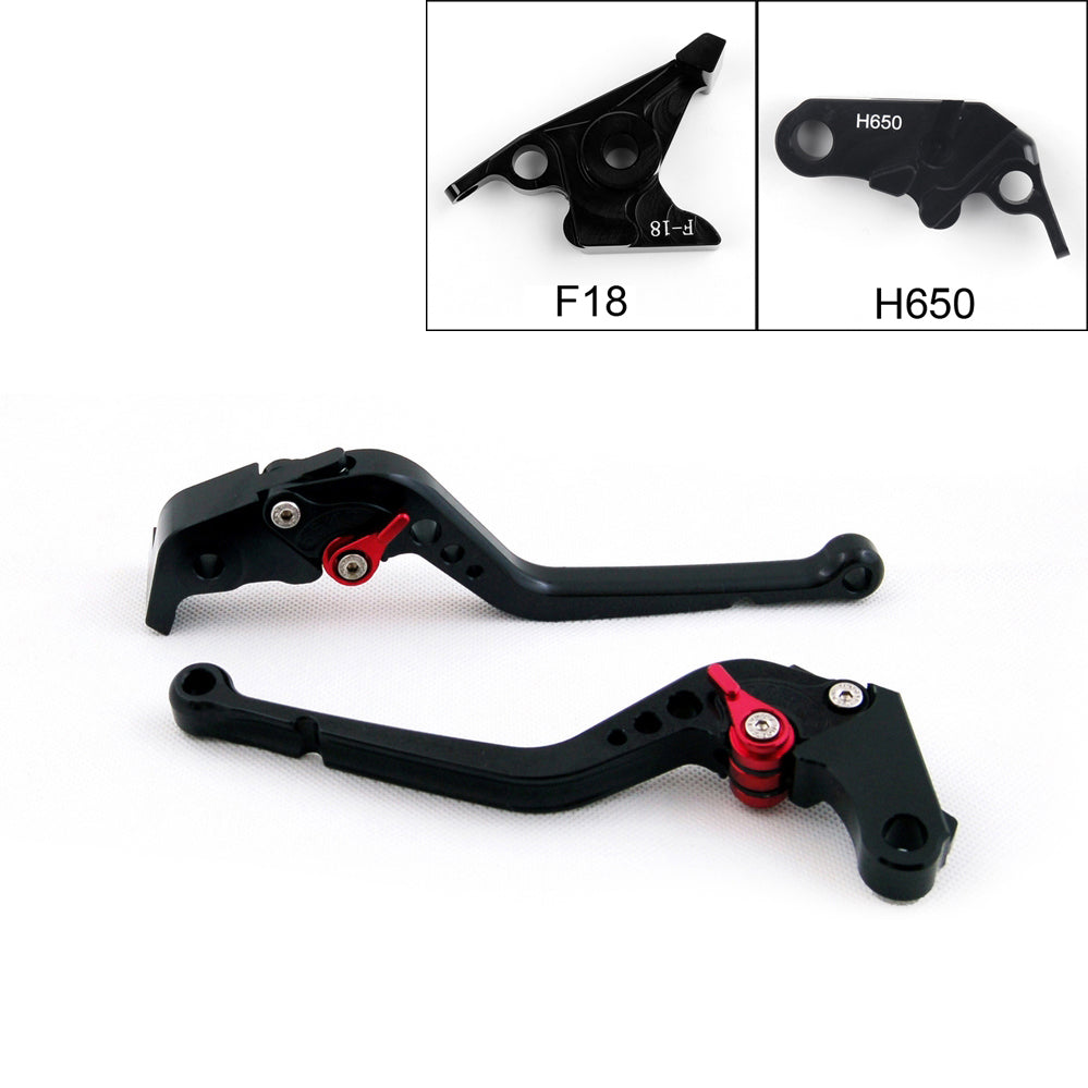 Leve frizione frizione freno lunghe per Honda CBR650F/CB650F 2014-2015 (F-18/H-65) Nero generico