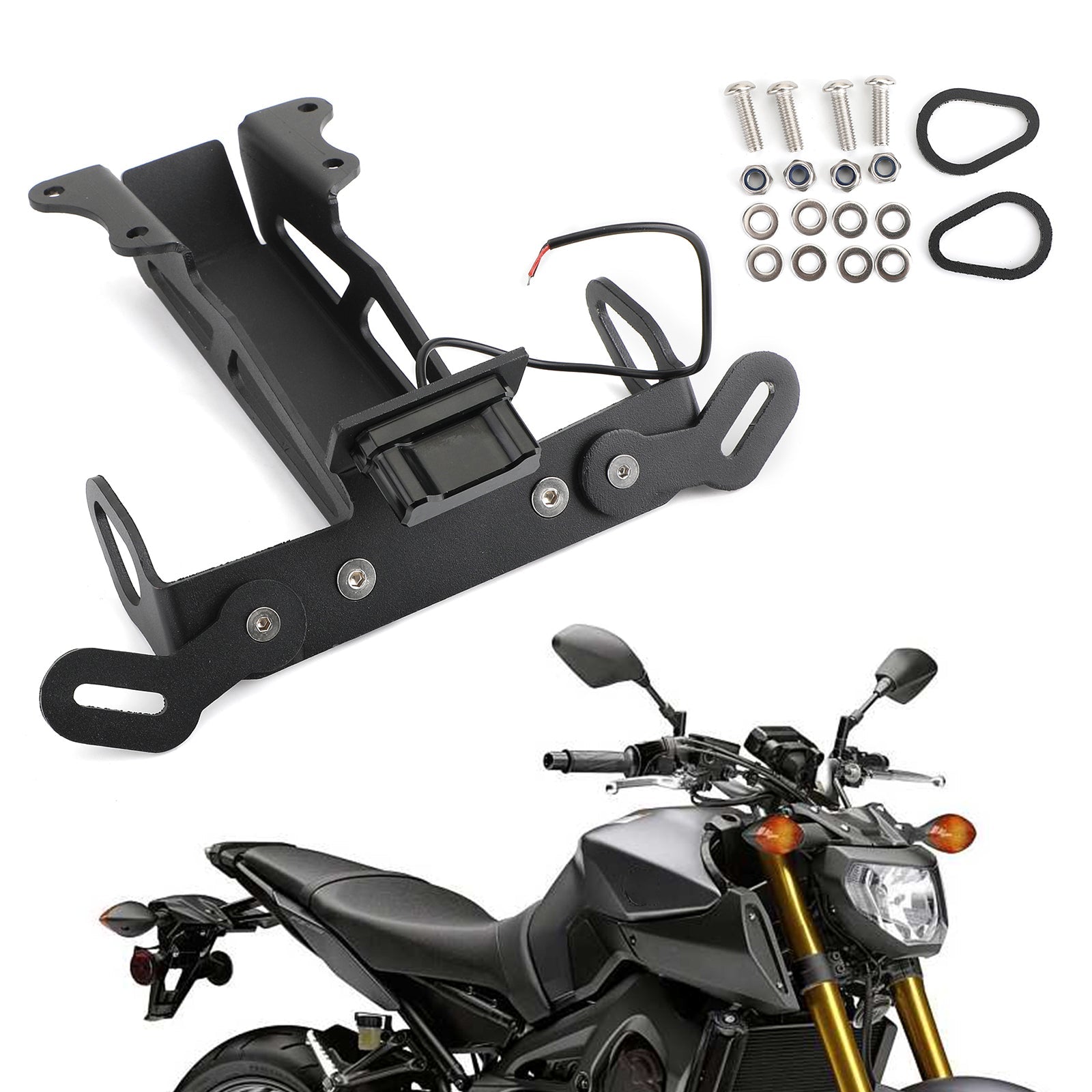 Uchwyt tylnej tablicy rejestracyjnej do YAMAHA FJ-09 / MT-09 Tracer 2015-2018 Generic