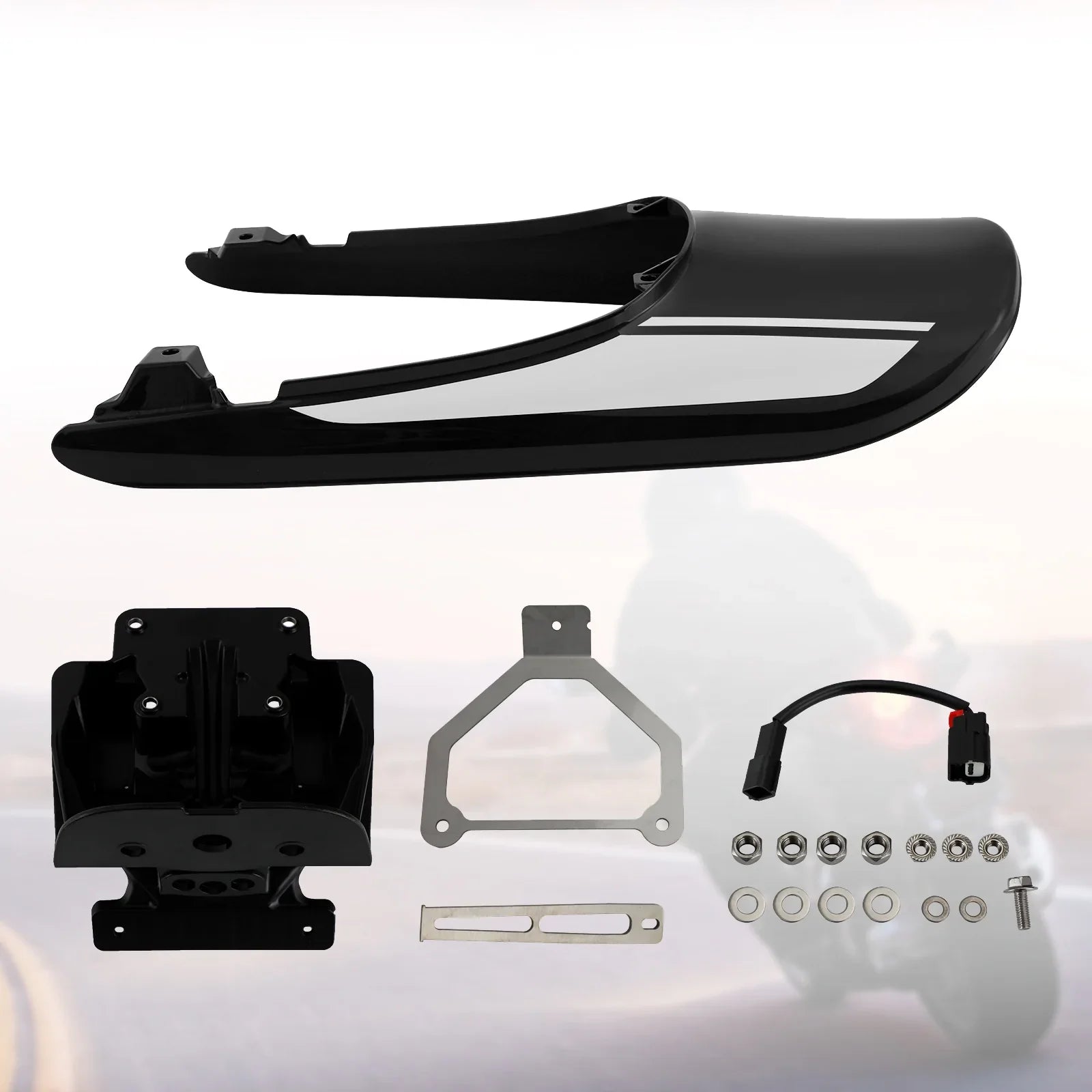 Kawasaki Z900RS 2018-2022 Ogon Fairing + Obsługa tablicy rejestracyjnej