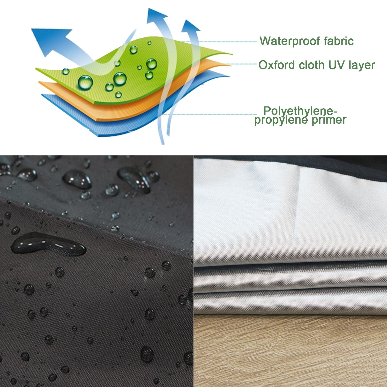 Imperméable extérieur lourd canapé chaise meubles couverture jour lit jardin Patio rond