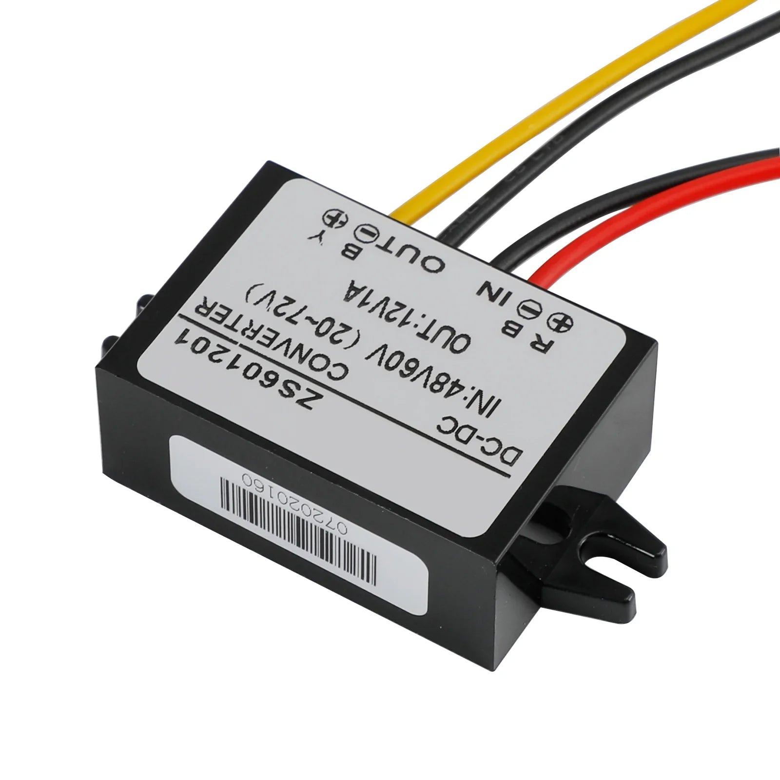 Convertisseur DC-DC étanche 60V abaisseur à 12V Module d'alimentation de voiture