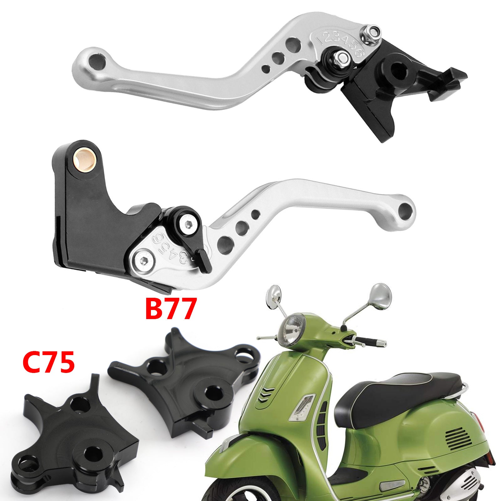 Motocikel kratke lovske ročice za BMW R1200GS Adventure (LC) 2014-2018 Generic