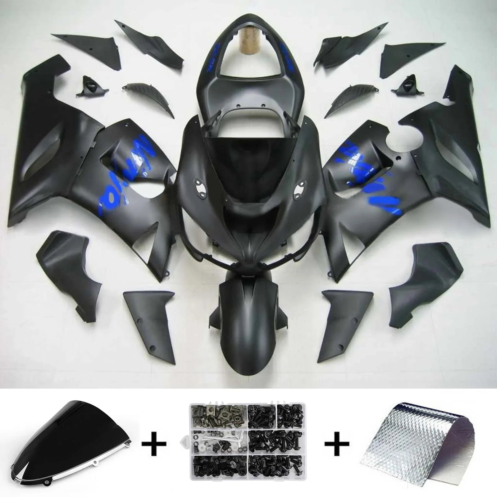 Amotopart kuipset voor Kawasaki ZX6R 636 2005-2006 Generiek