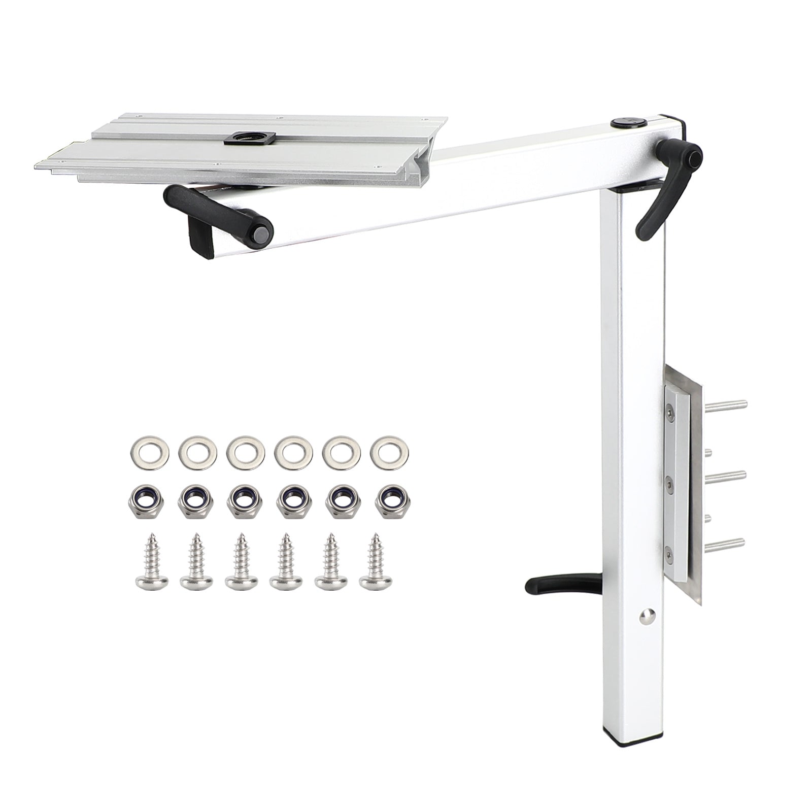 Artudatech pied de table pivotant pour RV, marin, pliable et réglable