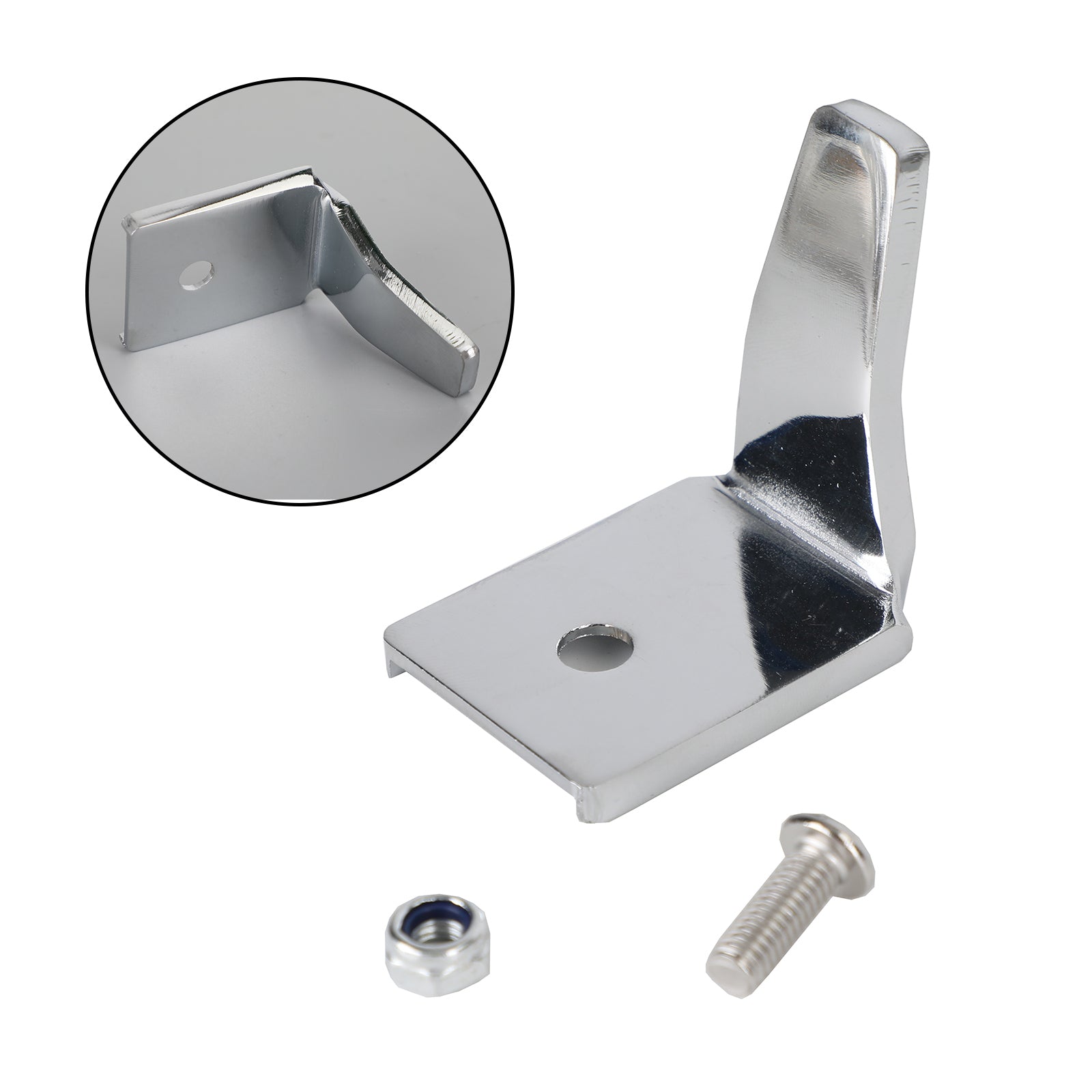 Kromattu jalustan jatke Harley Softail Fat Boy Deluxelle 2007-2017 Generic