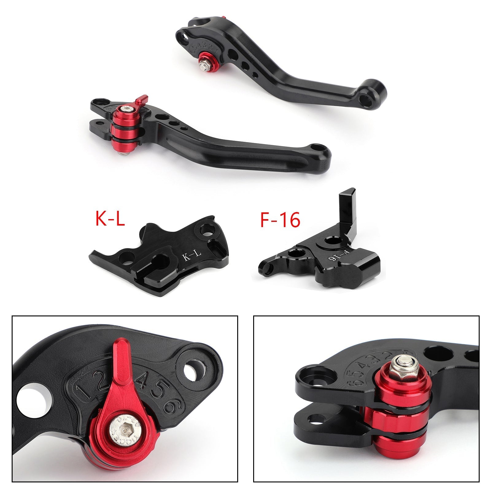 Zavorna ročica kratke sklopke za KTM 390 2019 Silver Generic