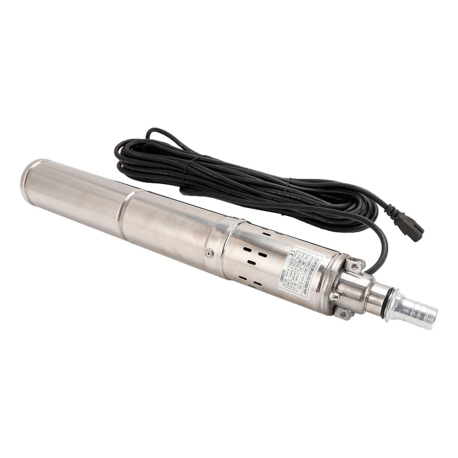 Pompa sommergibile solare per acqua profonda da 3" 24V 350W con MPPT integrato