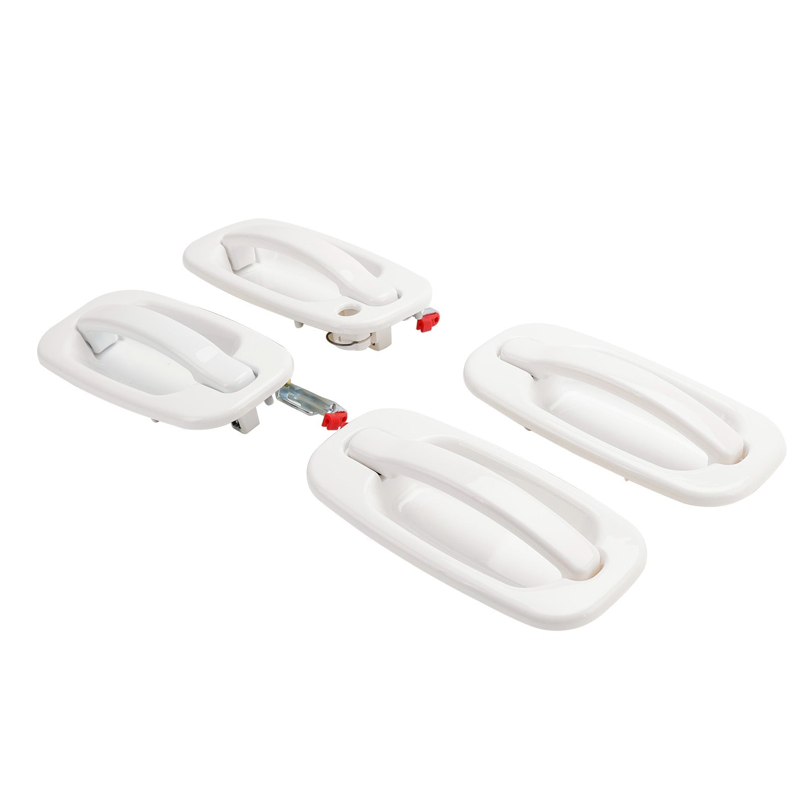 Silverado 1999-2007 4 koščke ročajev zunanjih vrat, pobarvanih v beli 19356468 19356470 19356469 19356467