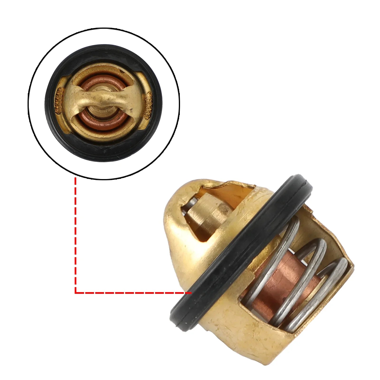 Moottorin jäähdytysnesteen termostaatti Polaris Sportsman Scrambler 500 3084940 3090049 Generic