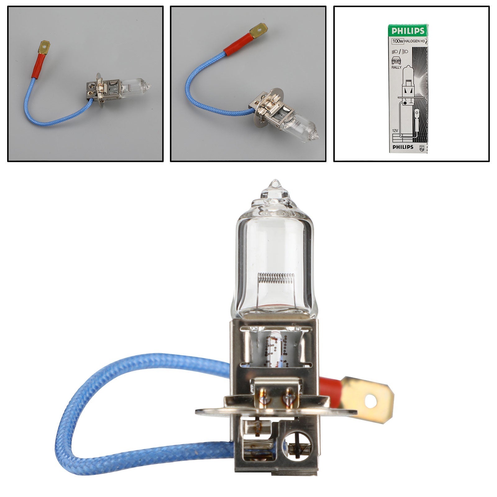 Para Philips H7/H1/H3 SUPERBRight Halógeno Halógeno CAR 12V100W CAR GENERICO BECON