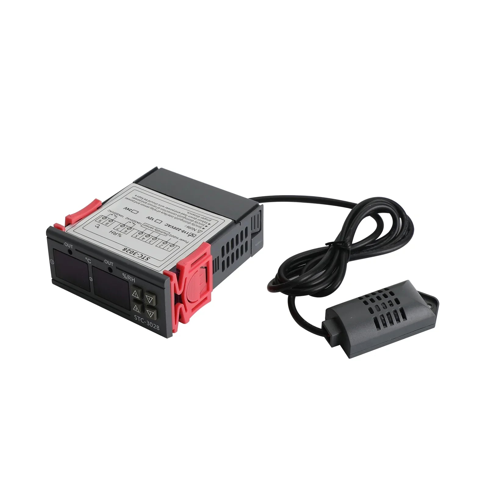 Termostato STC-3028 + Controlador de humedad de la temperatura digital de doble muestra