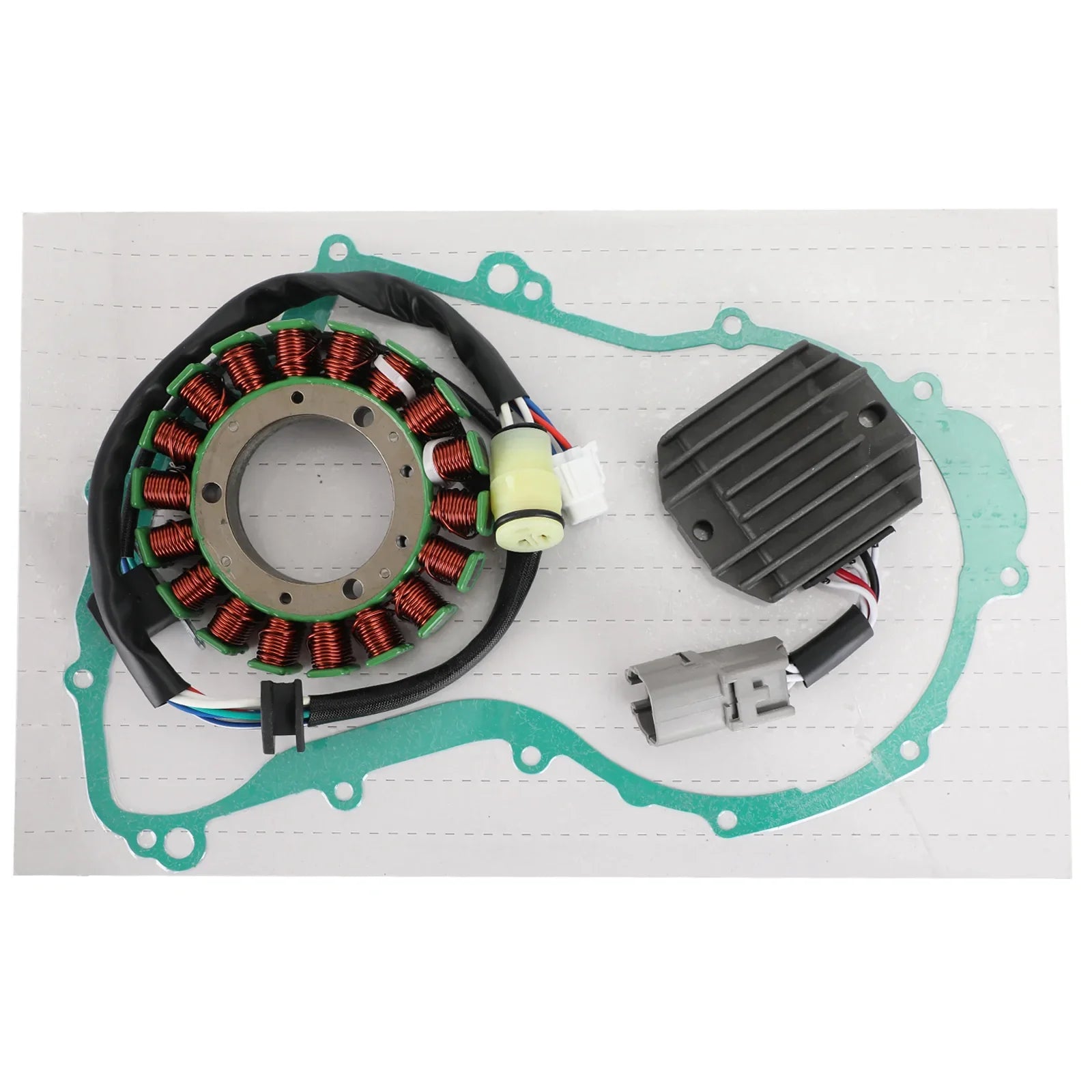Kit Stator + Régulateur + Joint Pour Yamaha YFM350R RAPTOR 350 (2004-2013) - 6