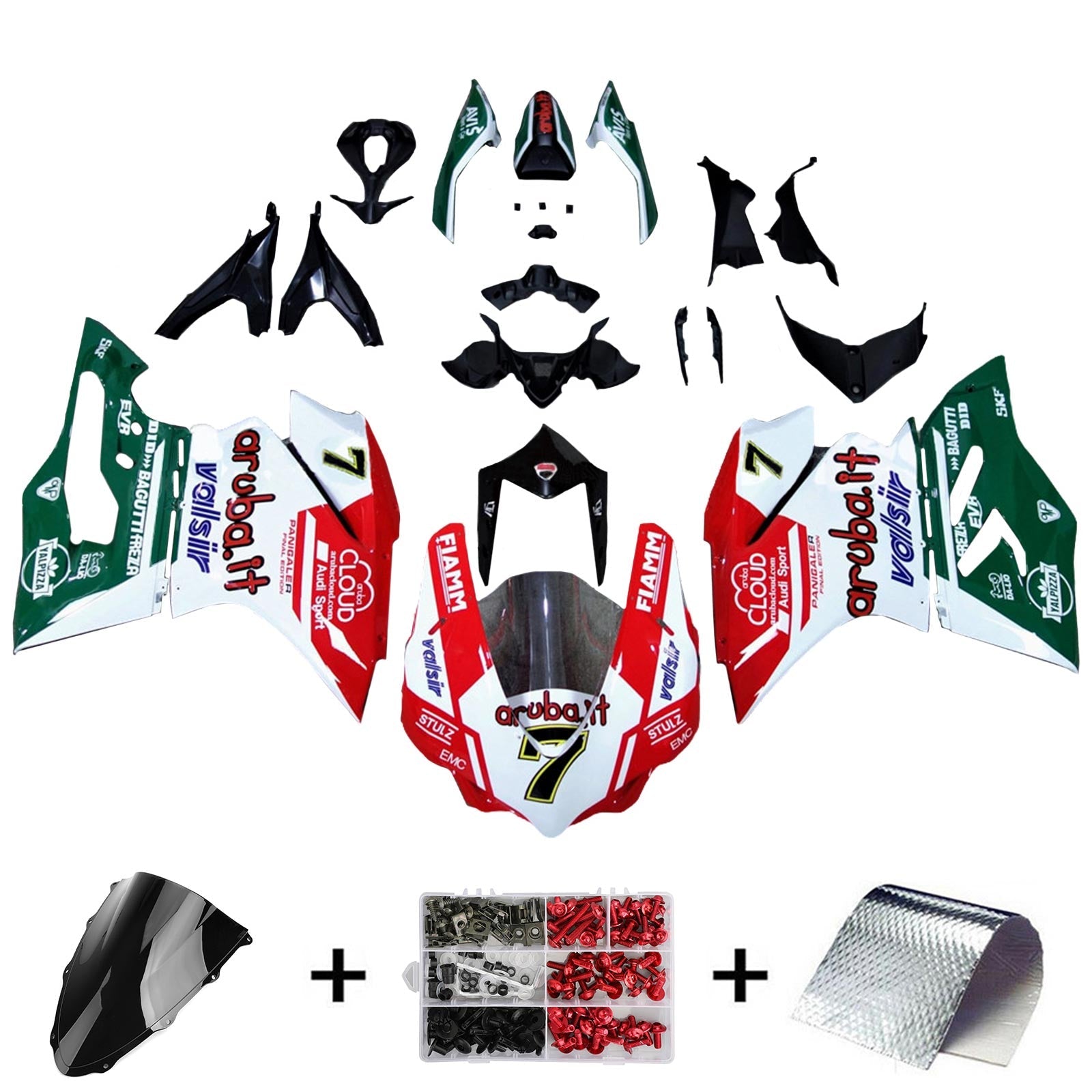 Amotopart Ducati 1299 959 2015-2020 Zestaw owiewek nadwozia z tworzywa ABS