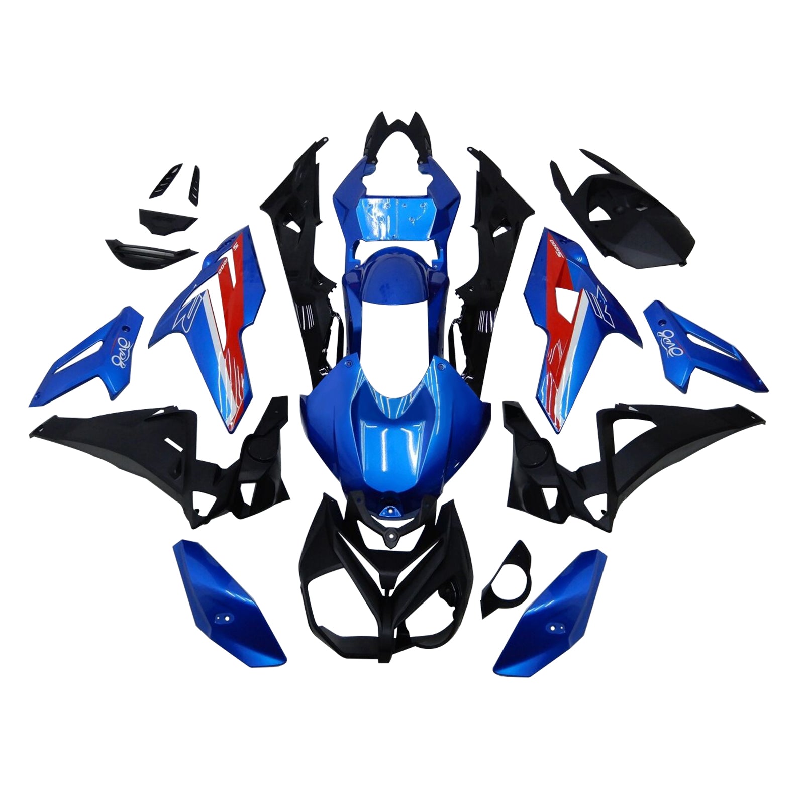 Amotopart BMW S1000R 2015-2017 ABS kunststof carrosseriekuipset