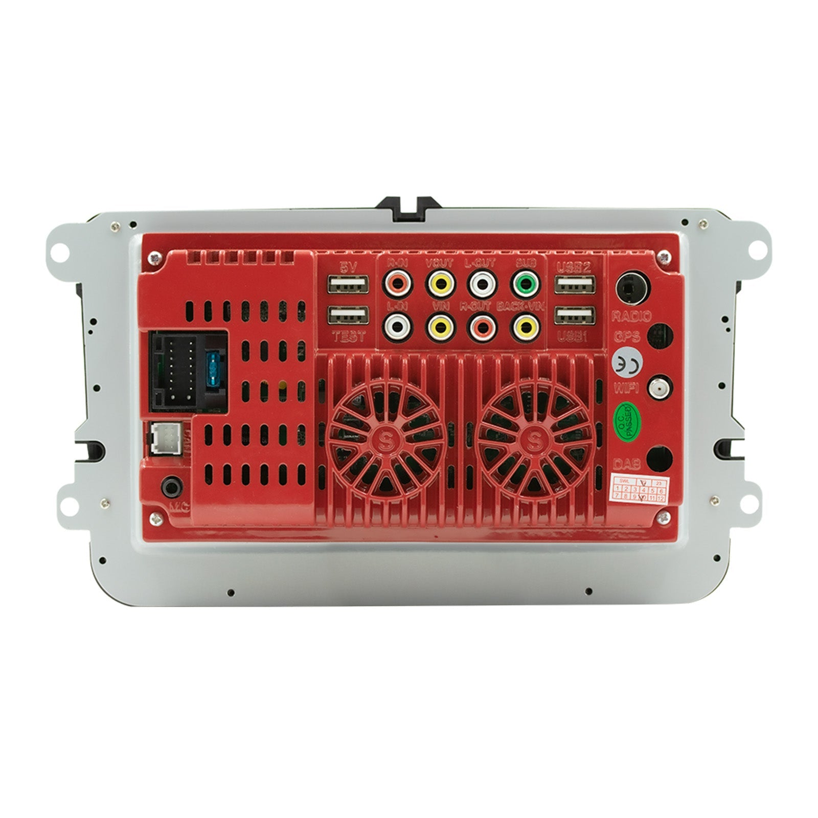 7 "Volkswagen Coche Bluetooth Radio Coche Reproductor MP5 Inalámbrico Carplay + 4 Cámara LED