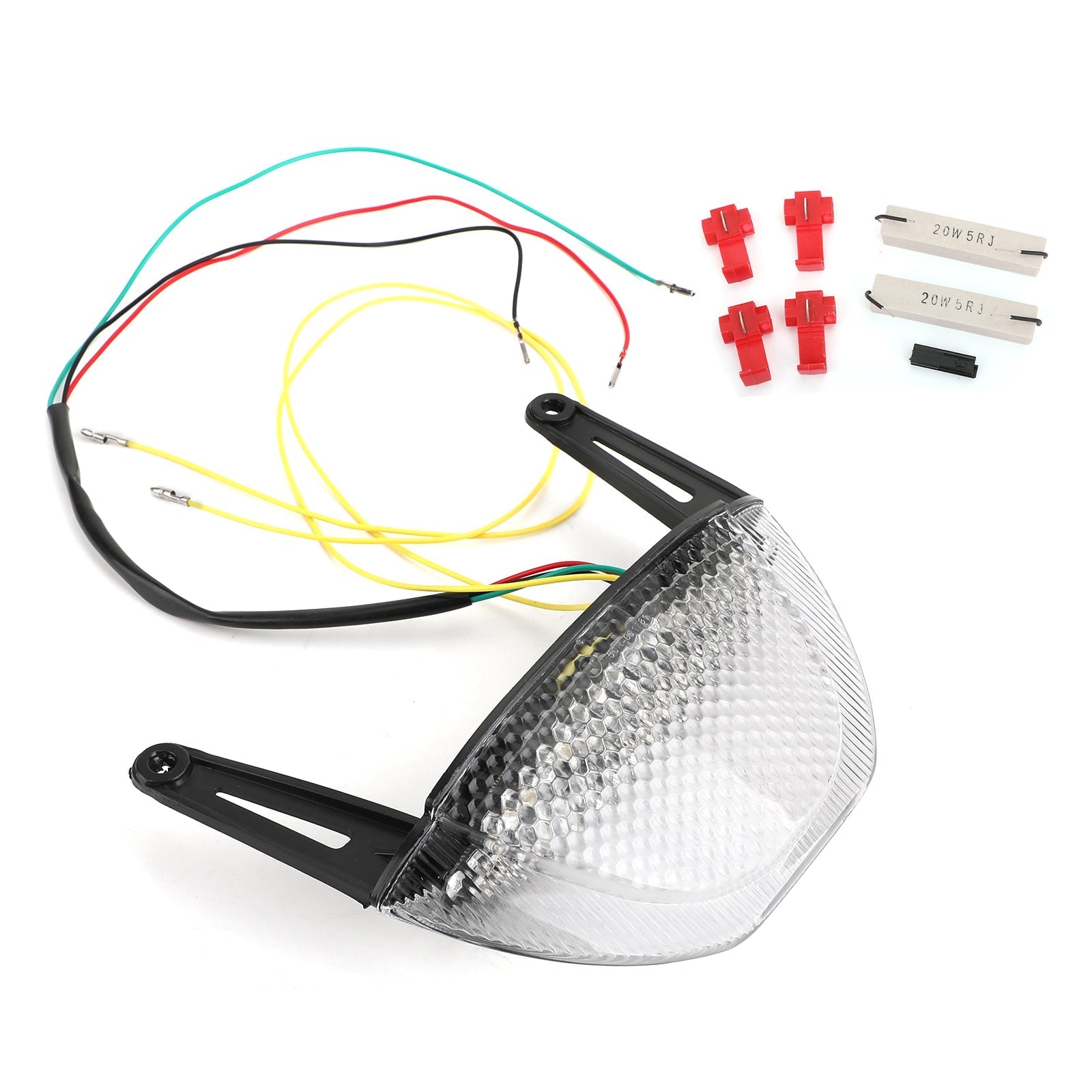 Moottoripyörän takajarrujen vilkkuvat valot Honda CBR 600RR 2007-2012 Generic Red