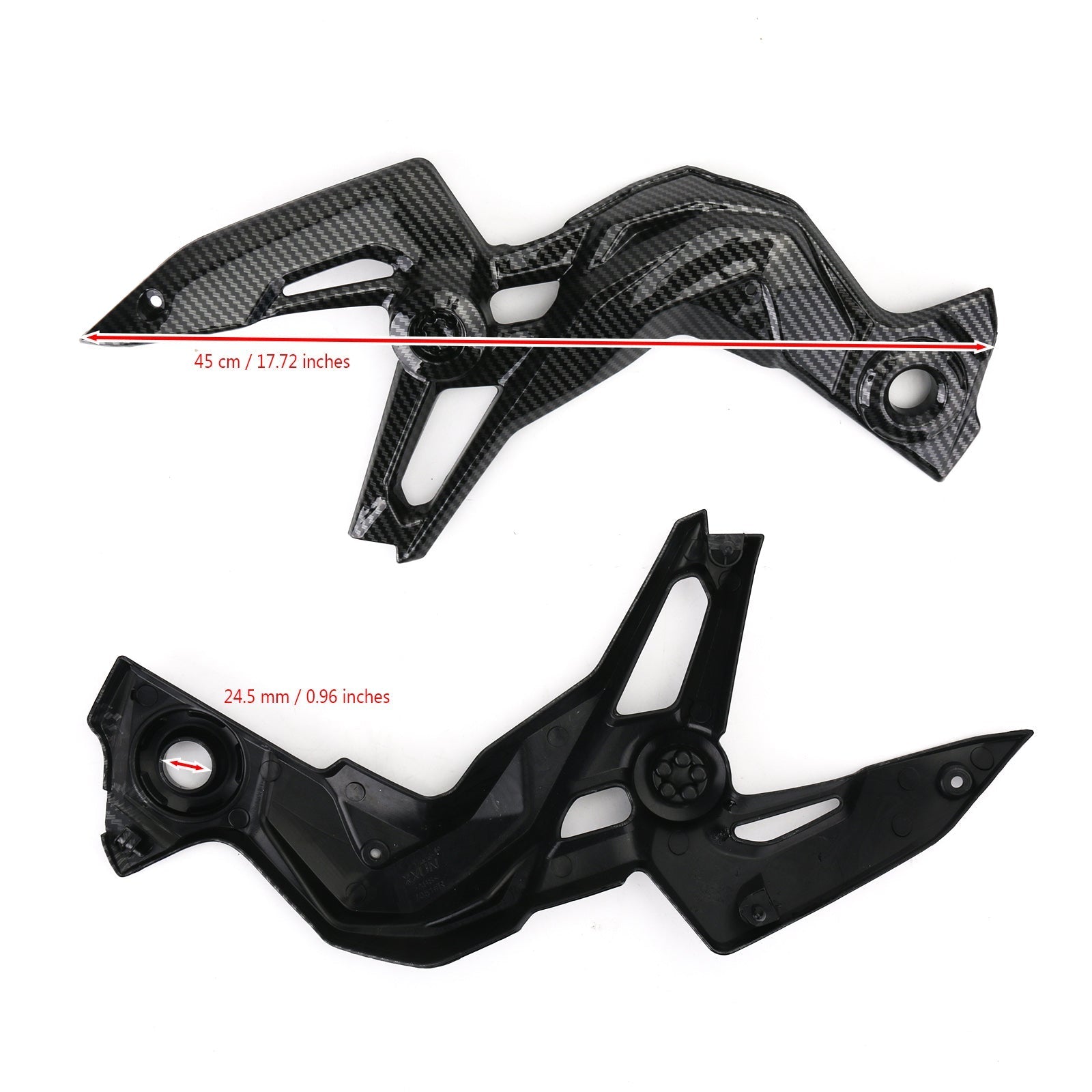 Motocykl ABS ABS Ochrona plastiku rejestracja Kawasaki Z900 2020-2021 Generic