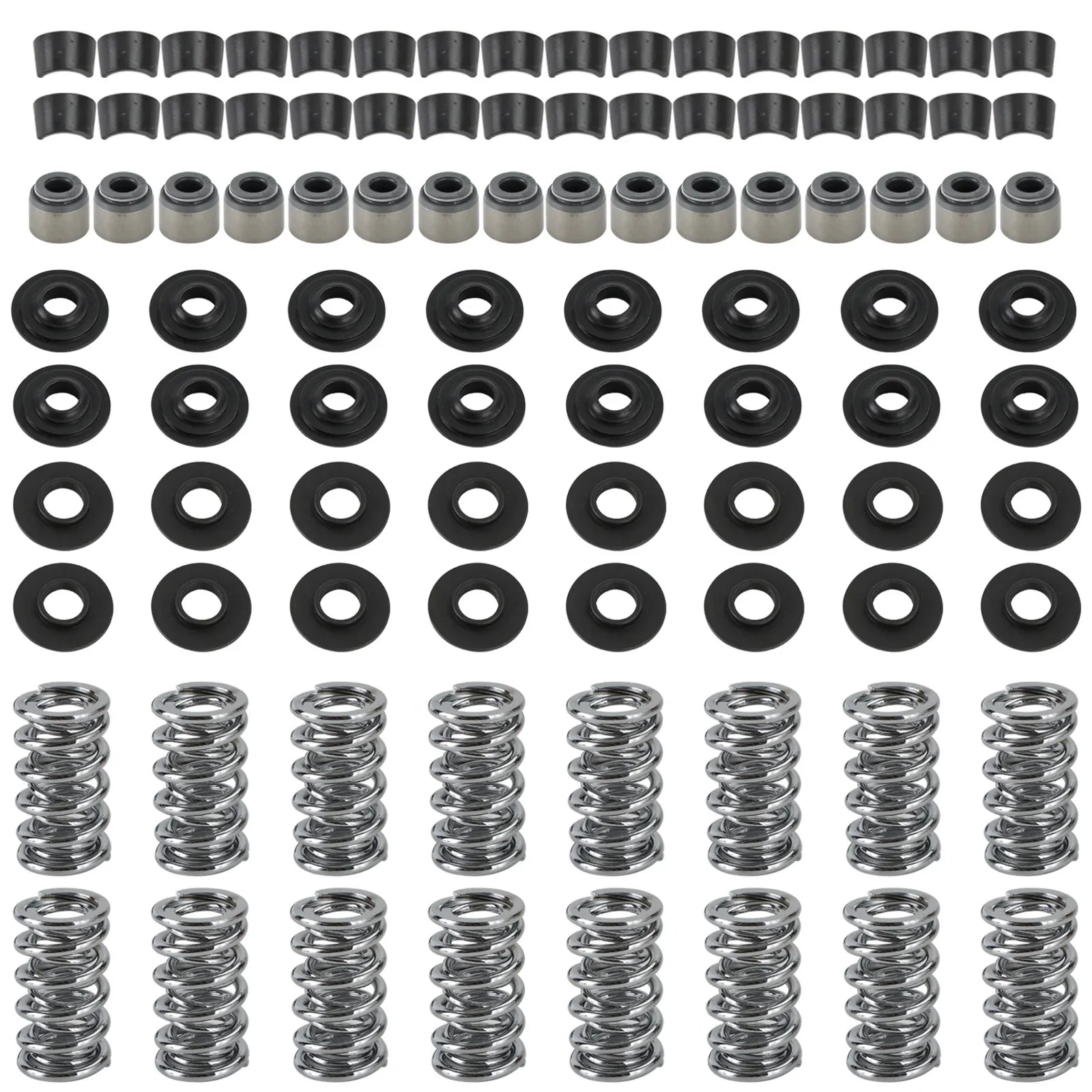 660" Dual Valve Spring Kit With Steel Retainers Pour LS Engines